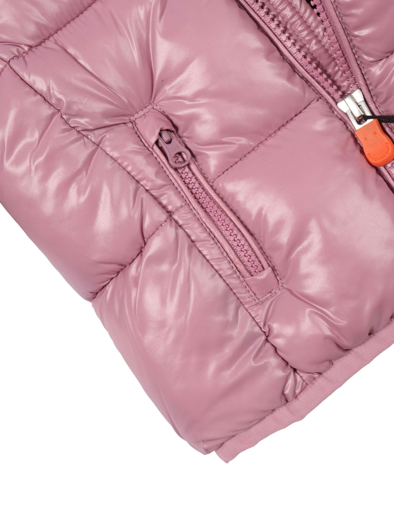Jody Hooded Jacket Pink Short Puffer