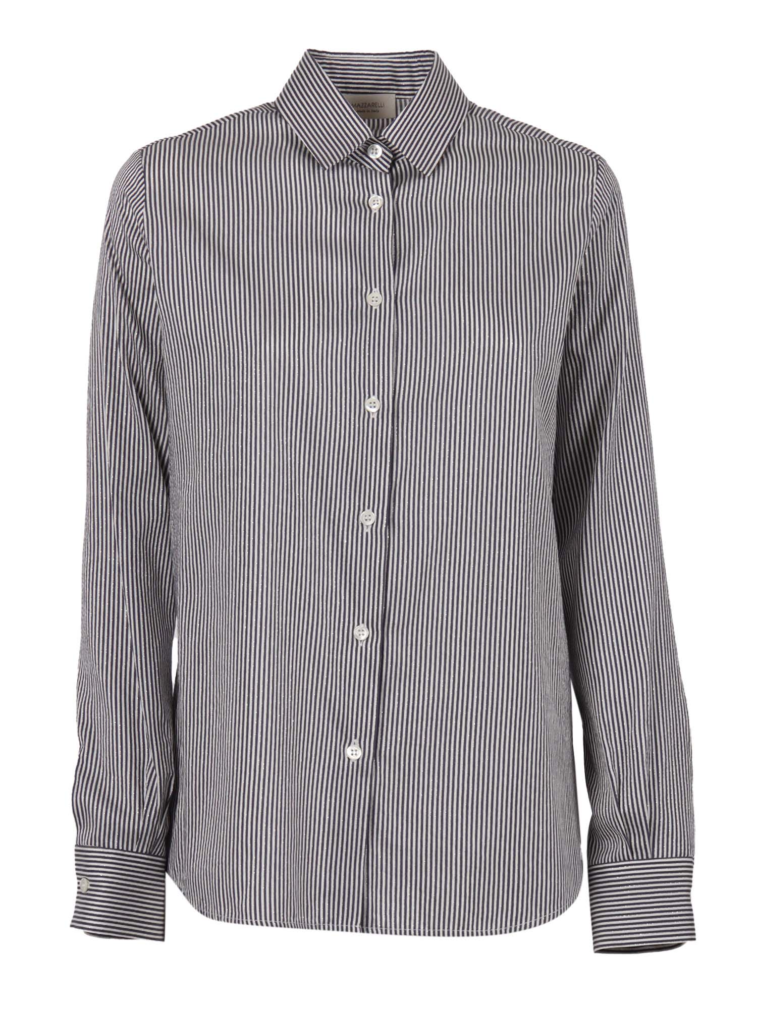 Striped Shirt Mod. Mari B Blue