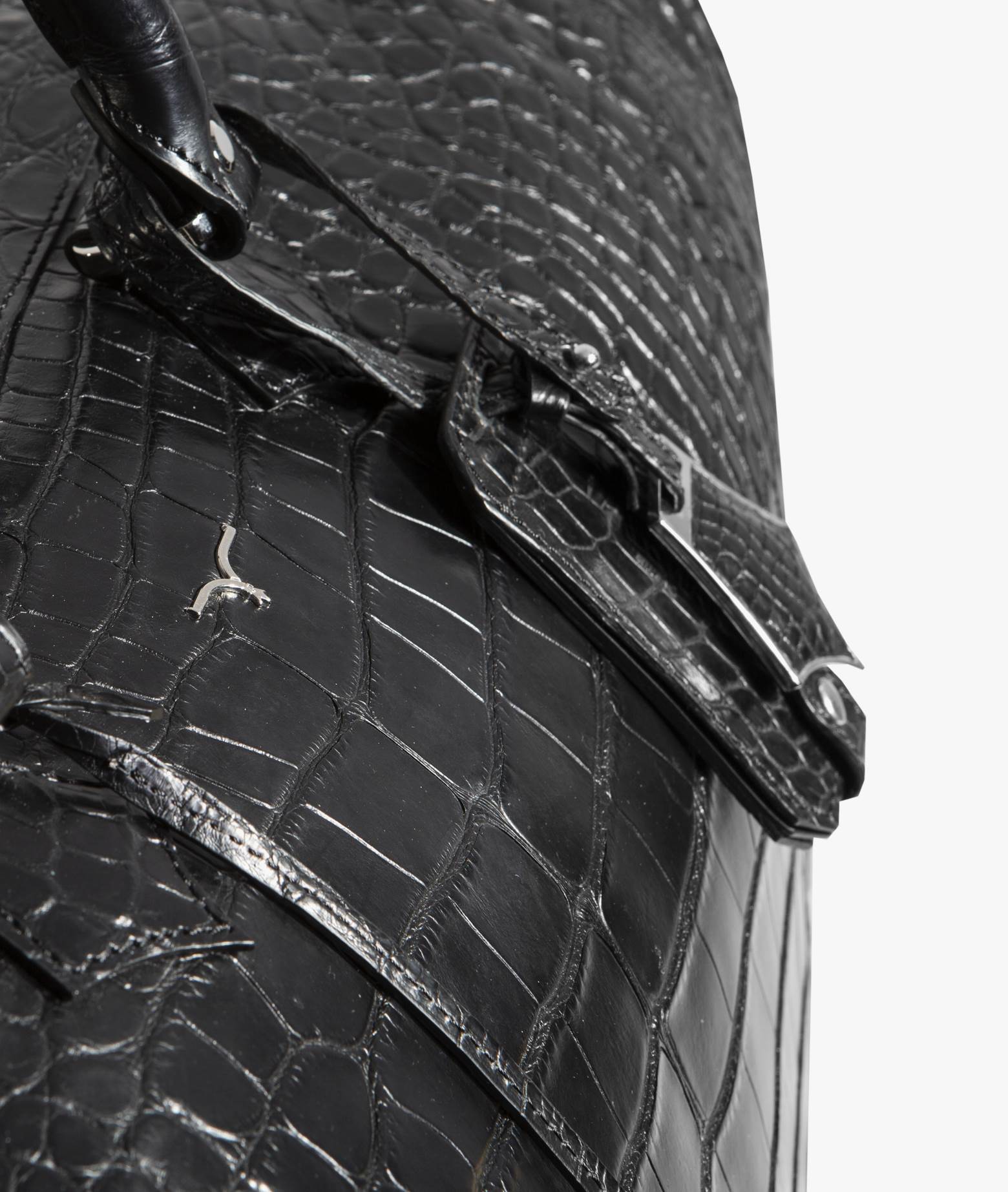 Carryall Alligator Linate Black Bag