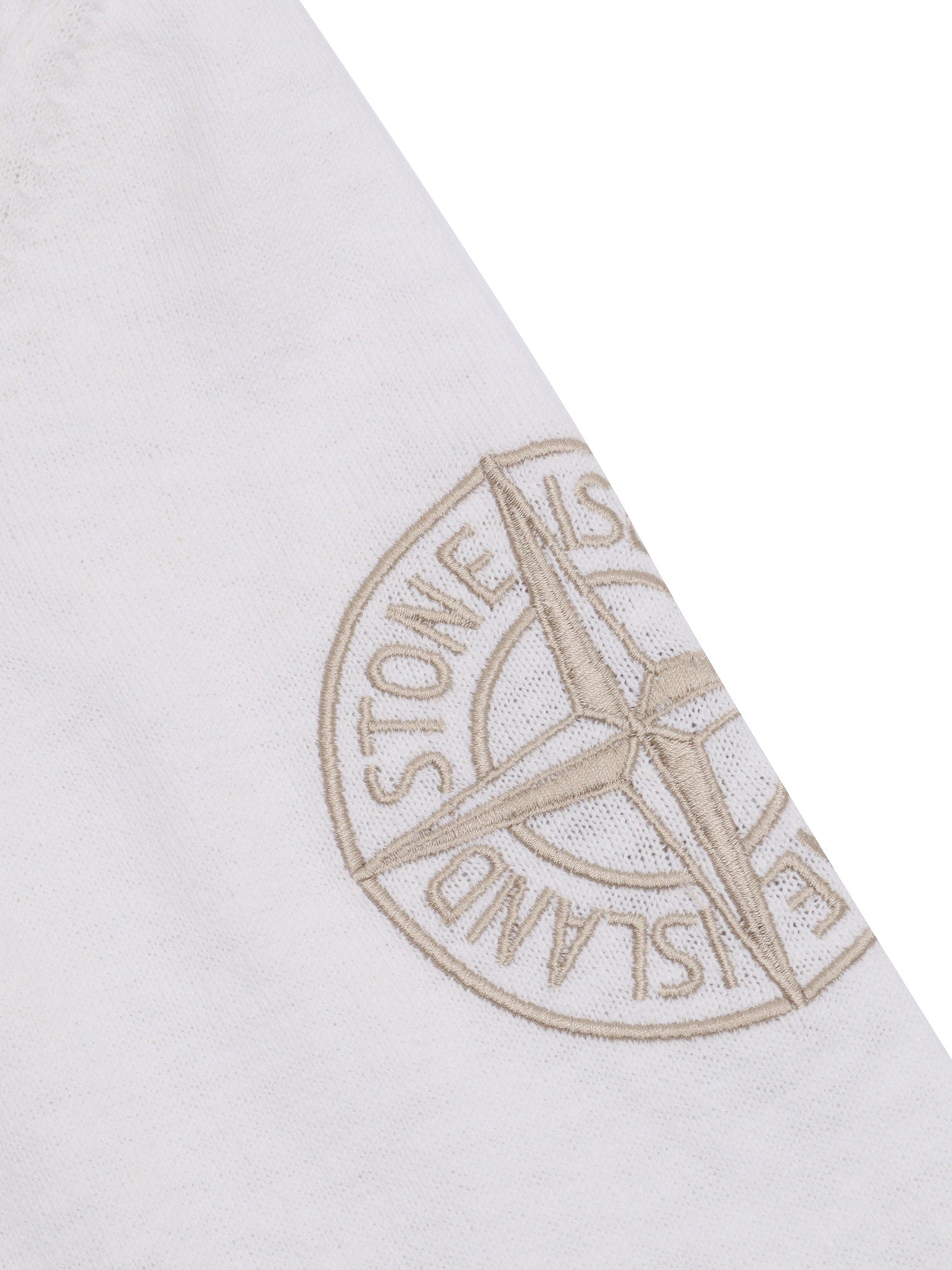 SWEATER White Cotton Polyamide Crewneck