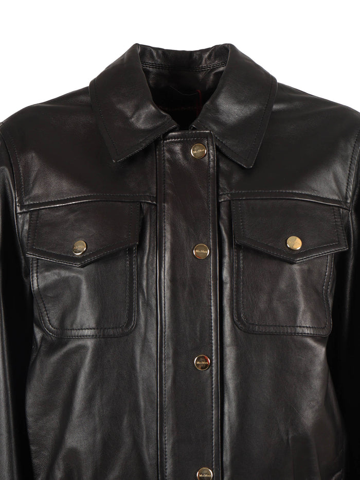 LEATHER JACKET Black