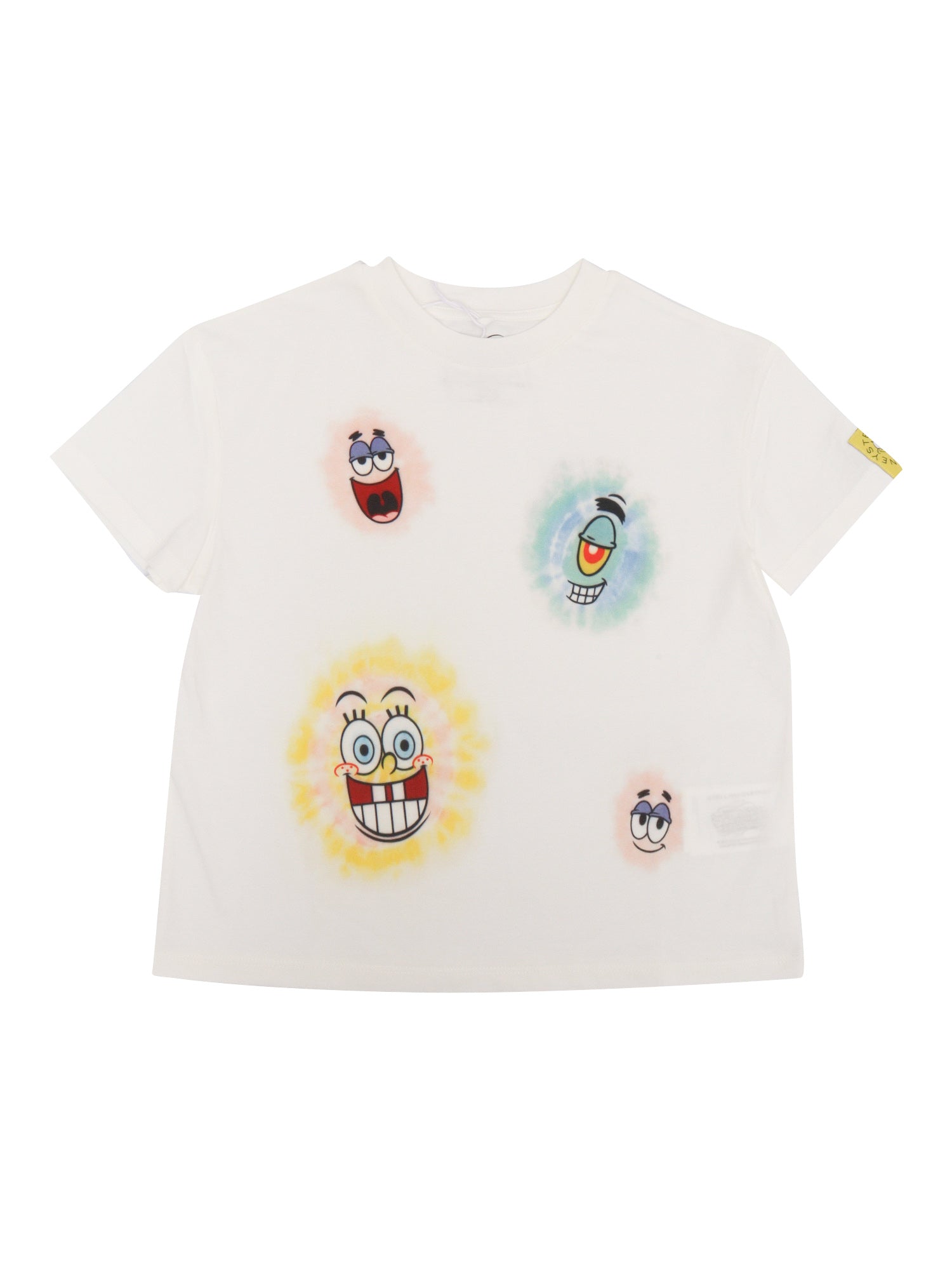 T-SHIRT-TOP White Cotton Short Sleeves T-shirt
