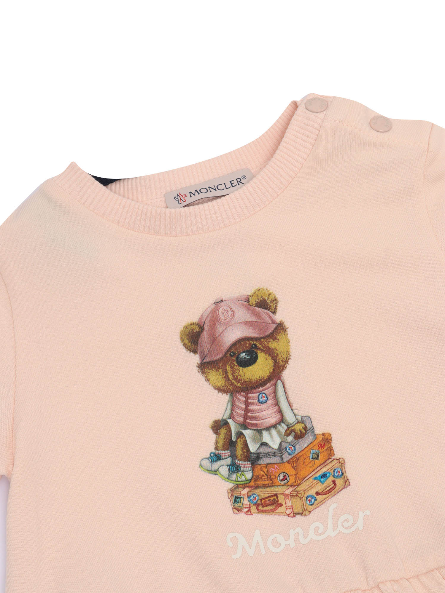 DRESS Pink Elastane Cotton