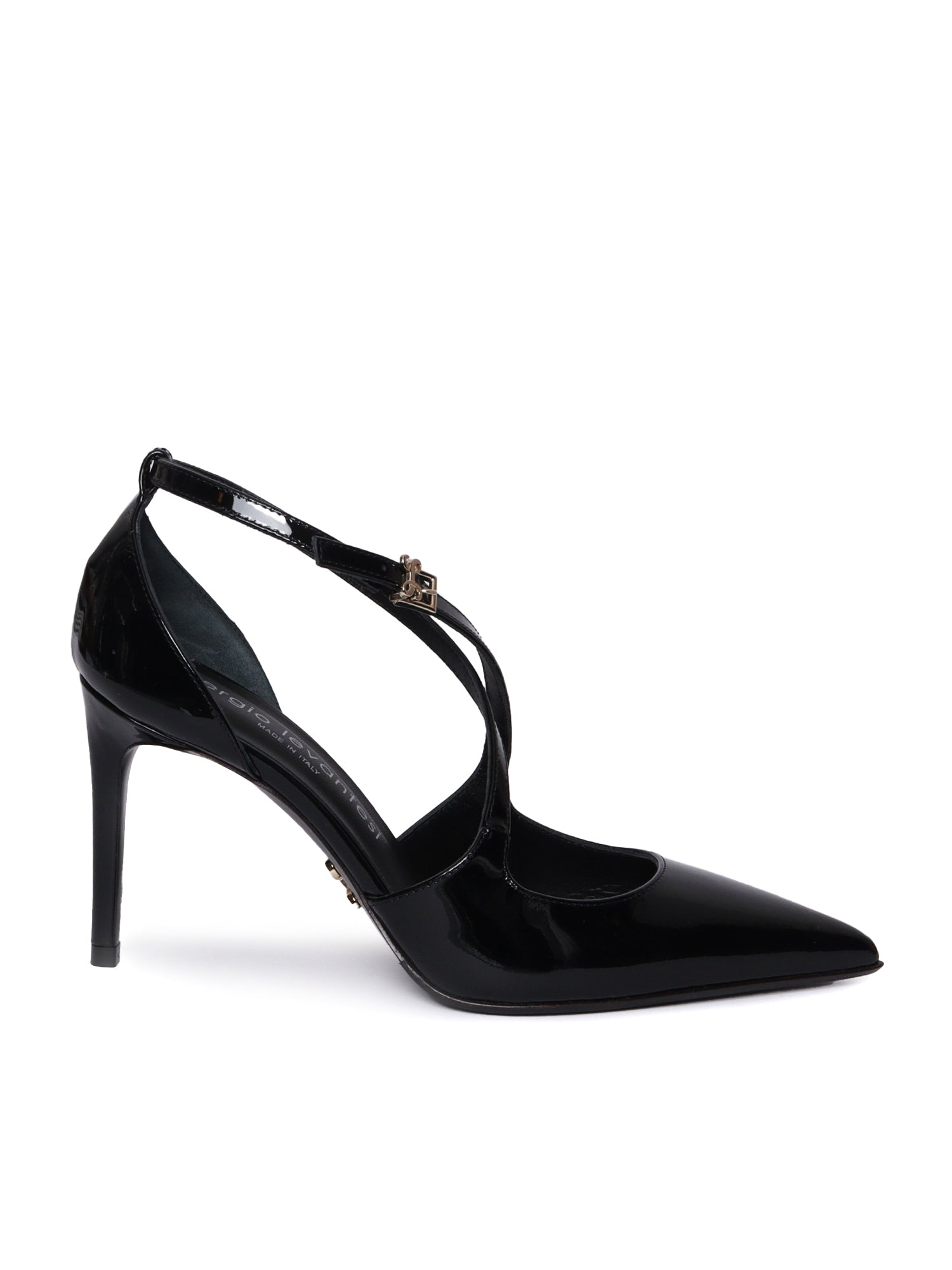 DELIZIA56 VERNICE BLACK SHOES Flat
