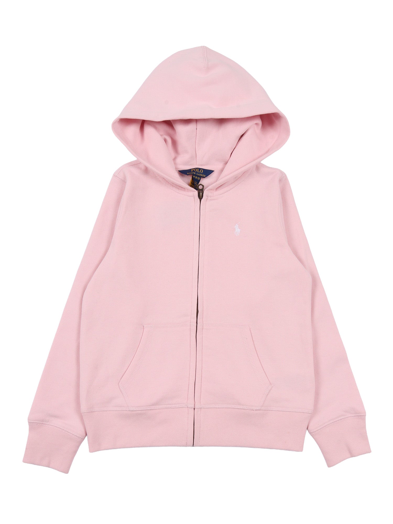 FZ HOODIE-TOPS-KNIT Pink Cotton Polyester Sweatshirt
