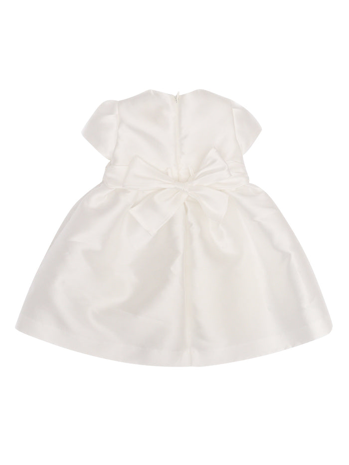 Short-sleeve dress White Polyester