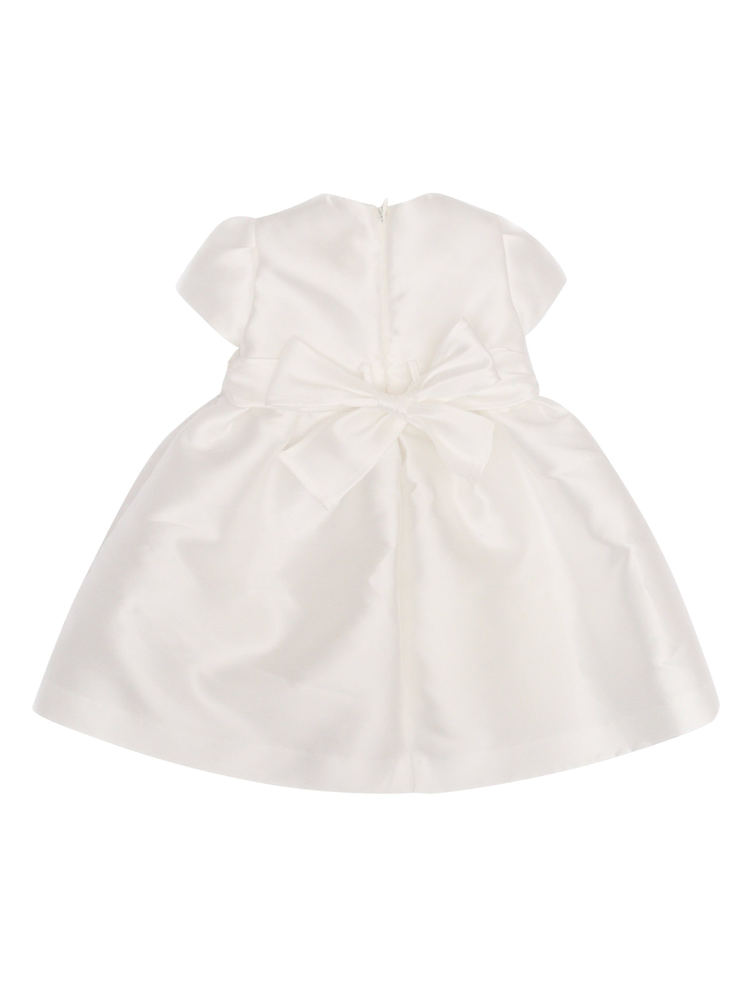 Short-sleeve dress White Polyester