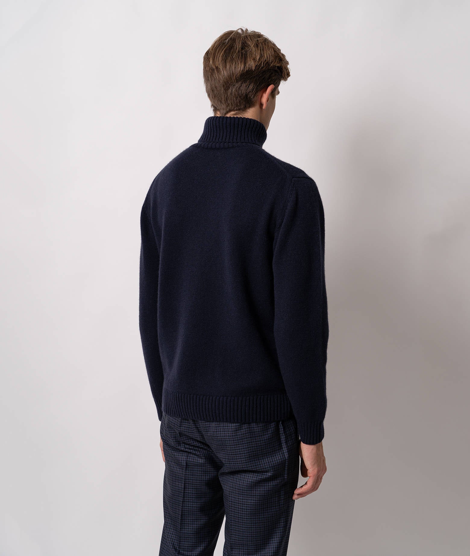 Turtleneck Cashmere Sweater Winnipeg Teal Knitwear