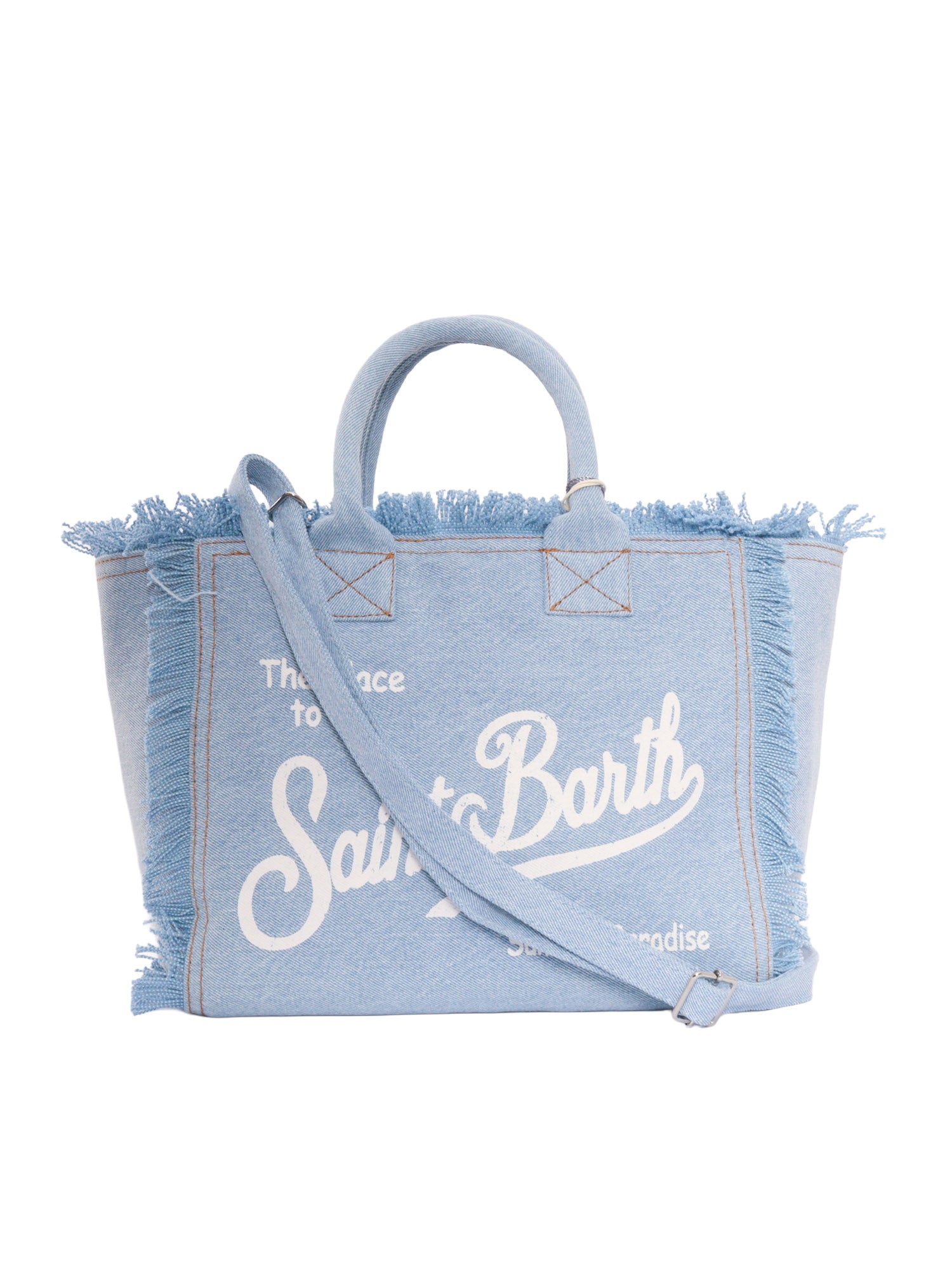 Colette-Denim Light Blue Cotton Handbag