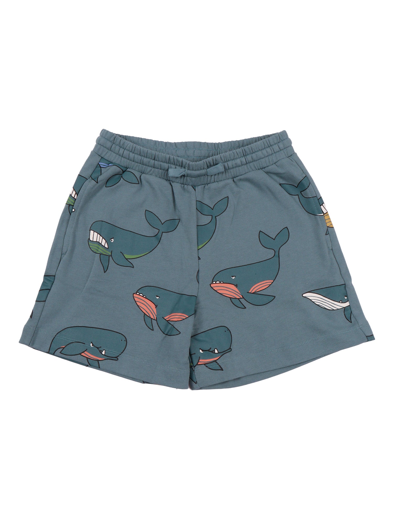 JERSEY SHORTS Blue Cotton