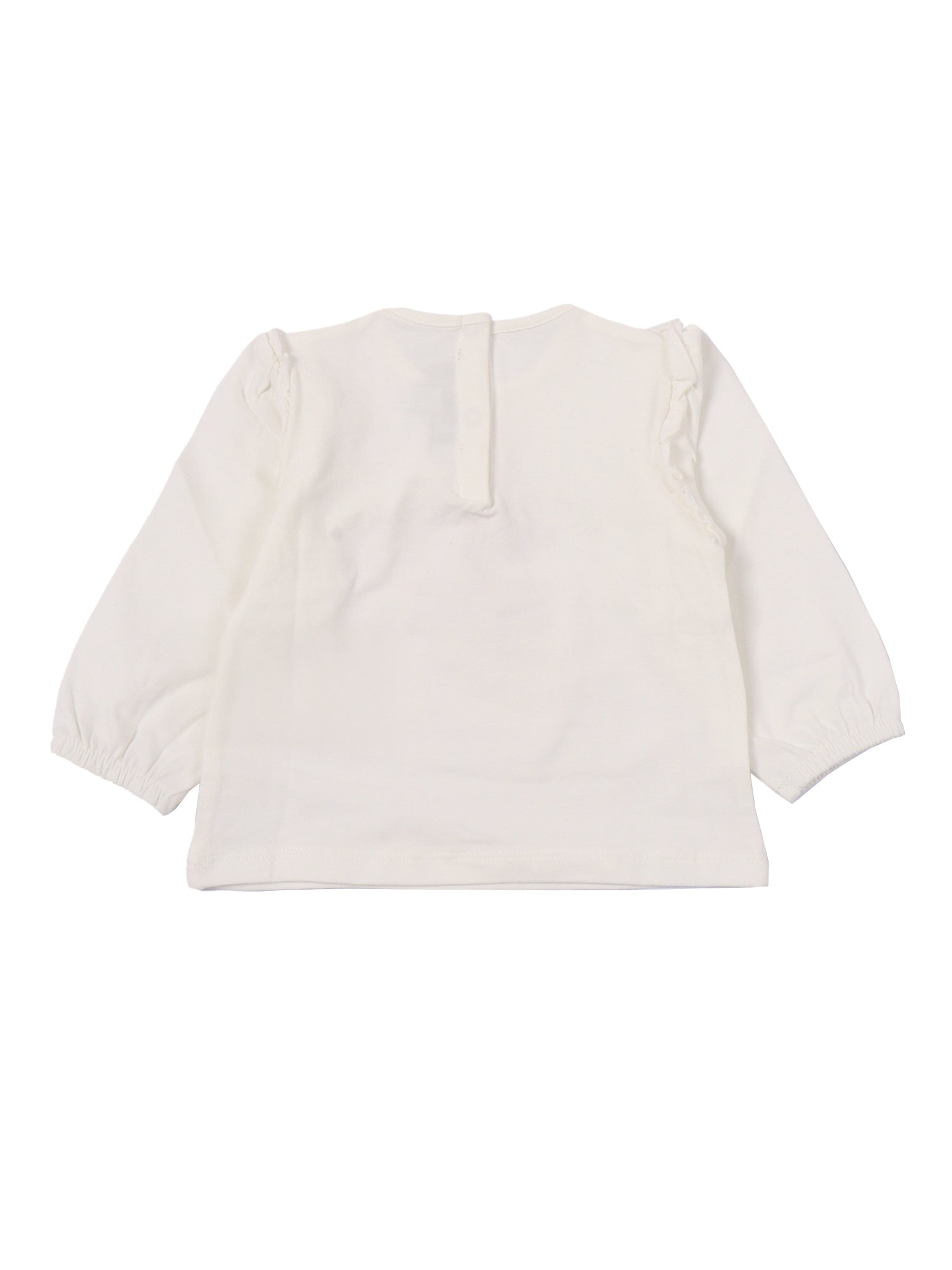 T-Shirt White Cotton Elastane Short Sleeves