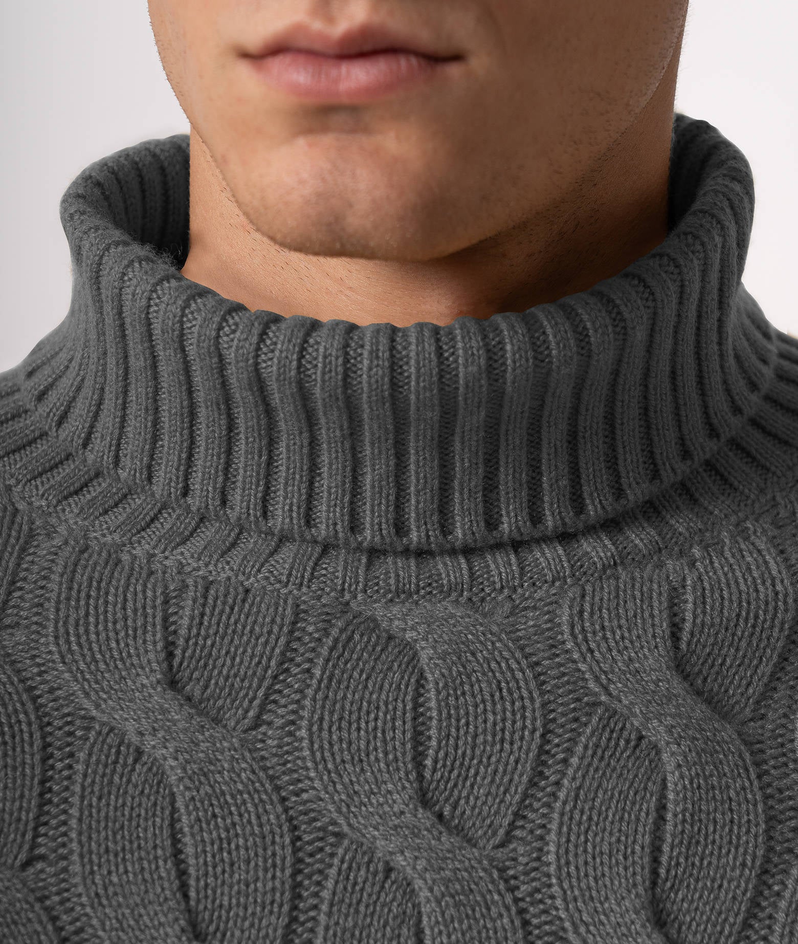 Turtleneck Cashmere Sweater Lapponia Goldenrod Maglieria Dis/lav Pesante