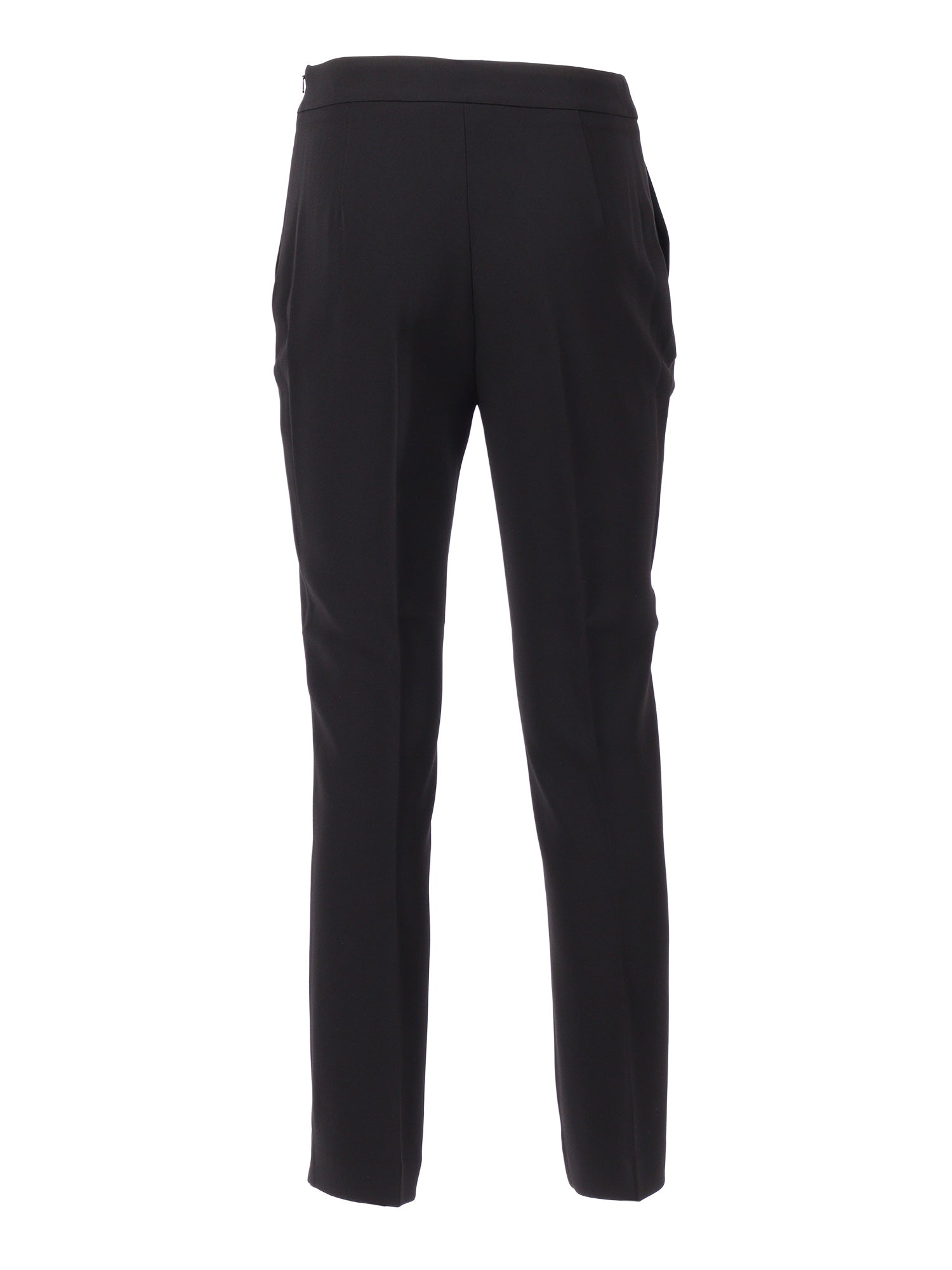 TROUSERS Black Triacetate Polyester Pant
