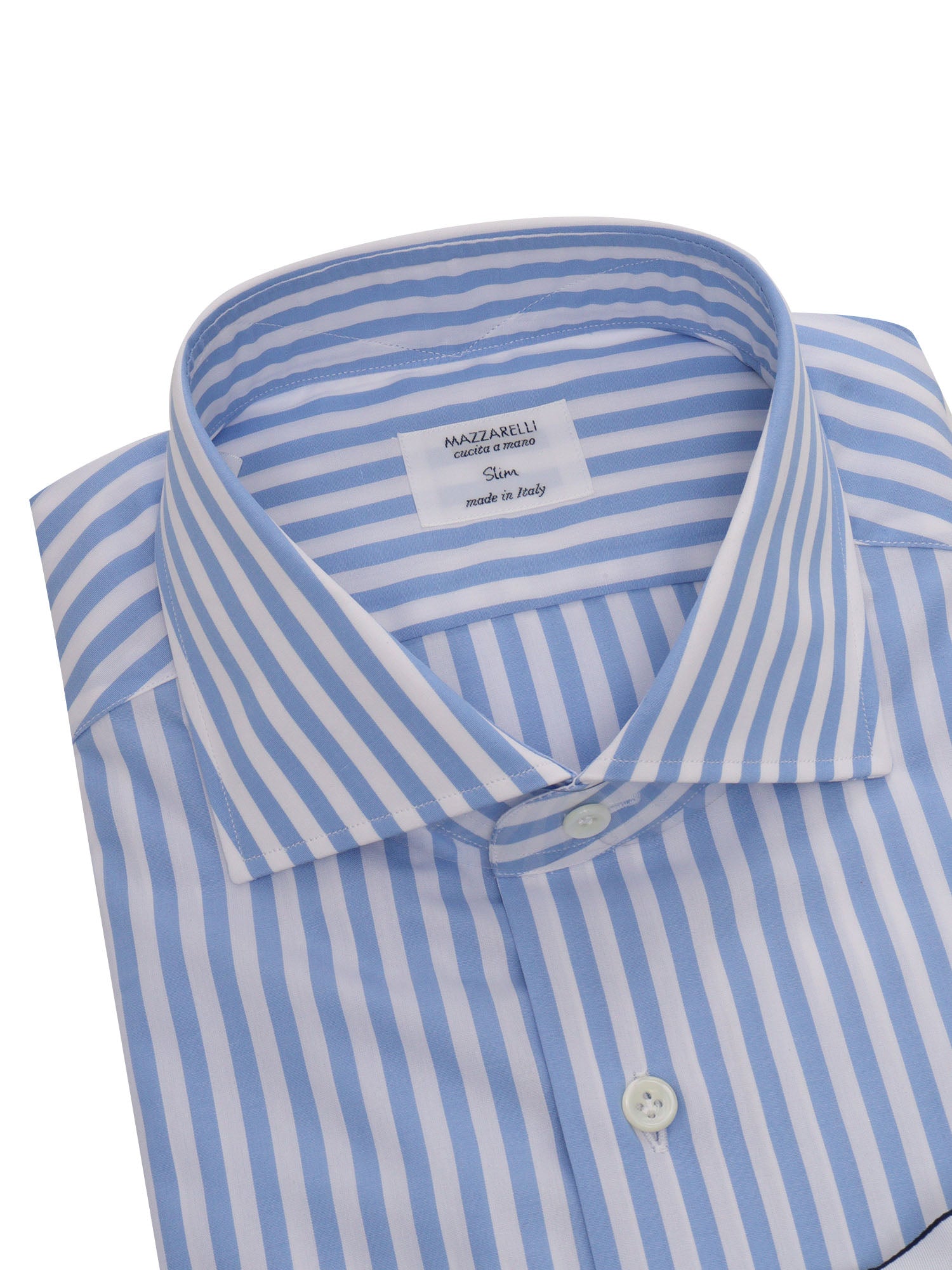 Light blue striped shirt White Cotton