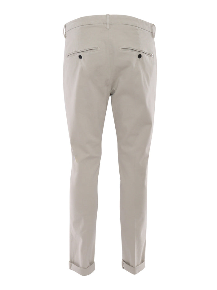 Gaubert Pants Beige Cotton Polyester Elastane Jean