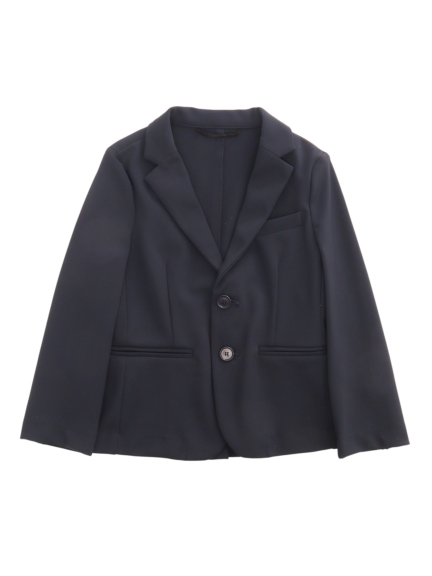 Jacket Blue Polyamide Elastane