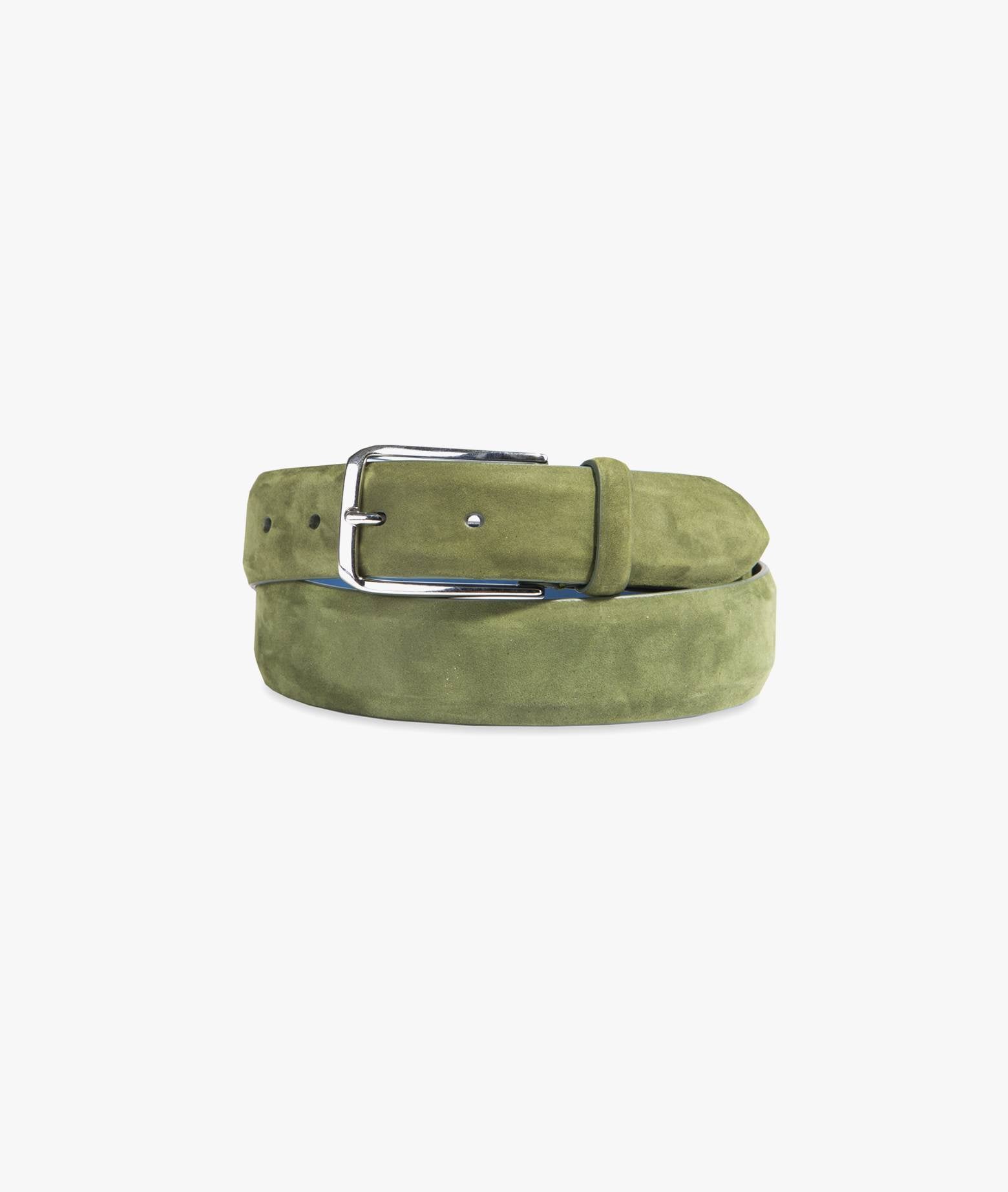 Suede Leather Belt Teal
