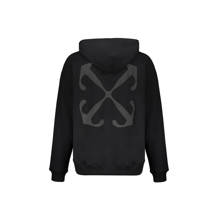 Off-White Logo Sweatshirt Black Cotton