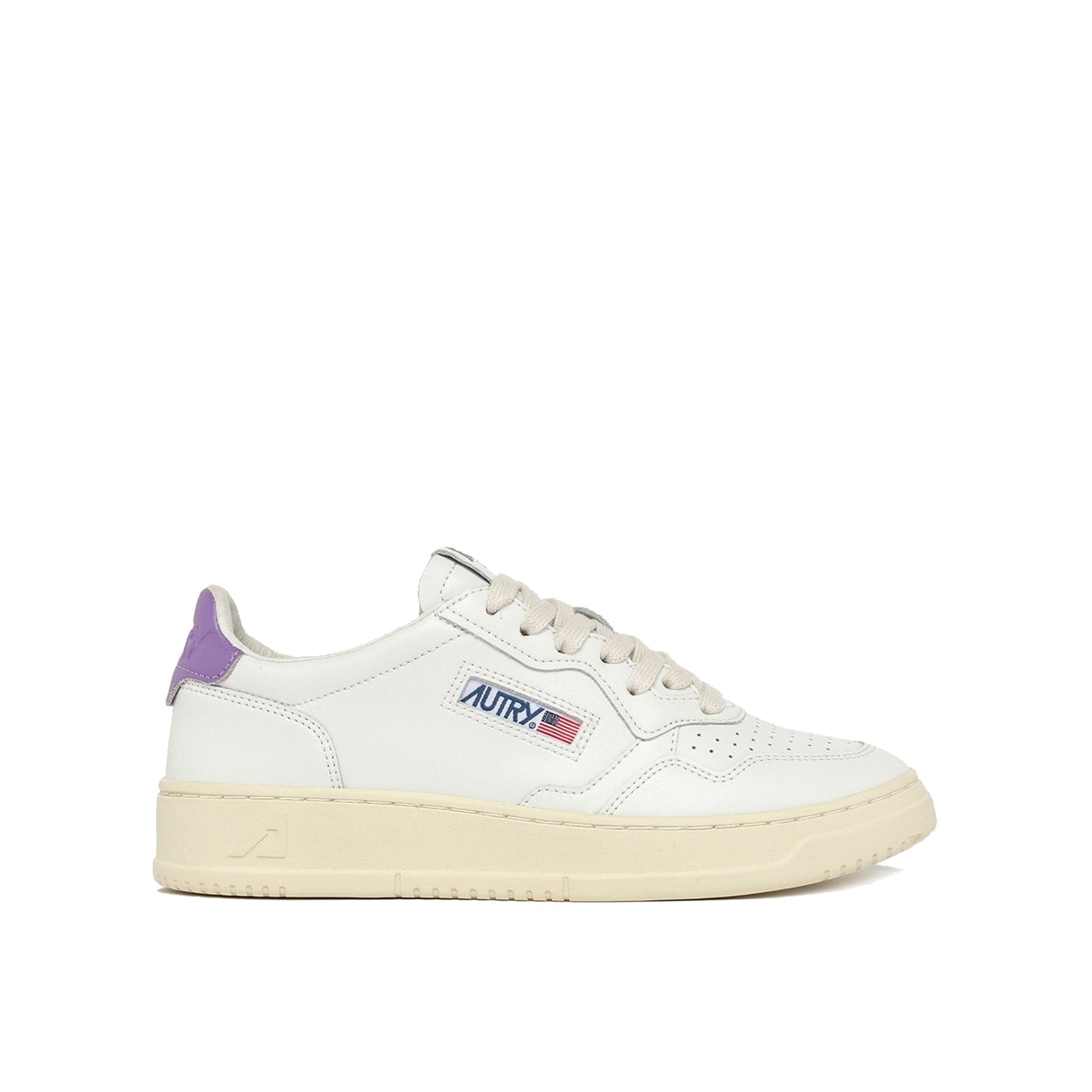Autry Medalist Leather Sneakers White