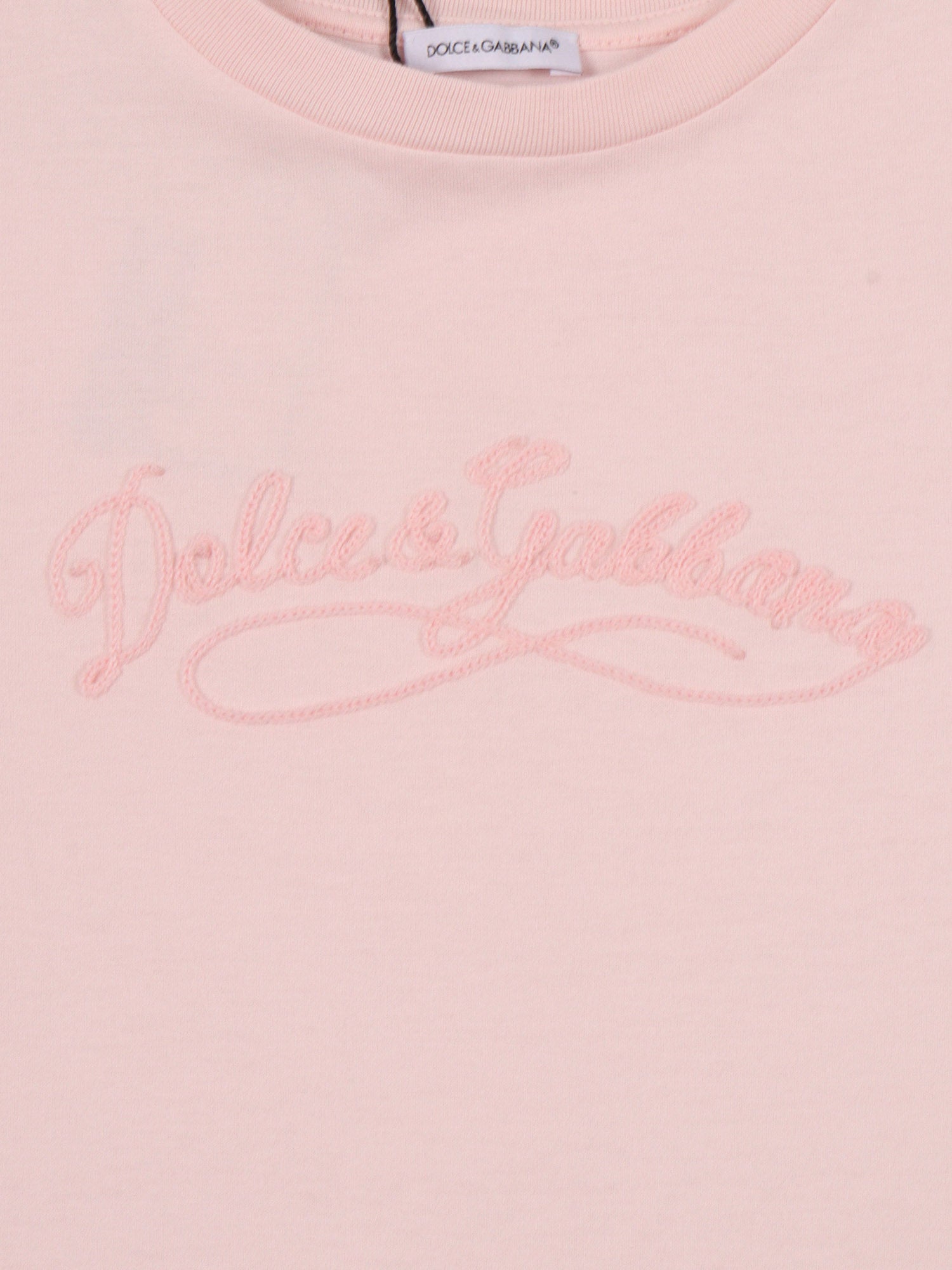 T-Shirt Pink Cotton Short Sleeves