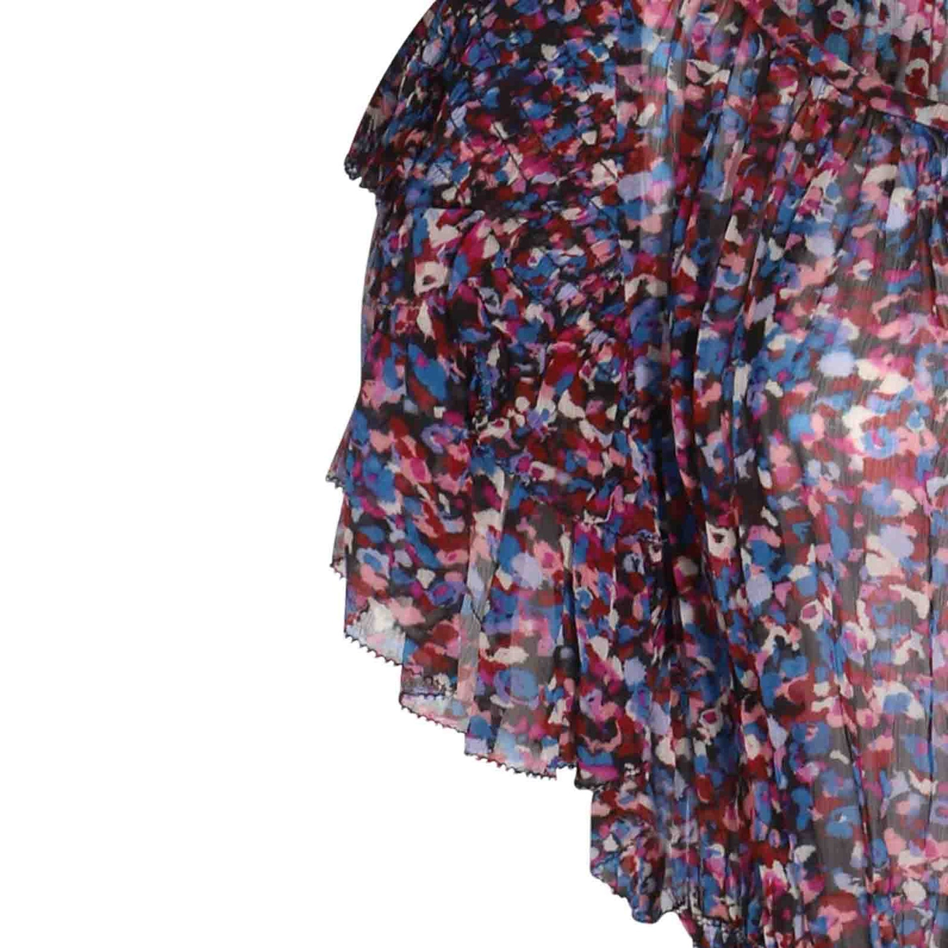 Isabel Marant Florise Mini Dress Blue