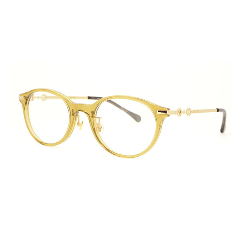 Gucci eyeglasses in gold