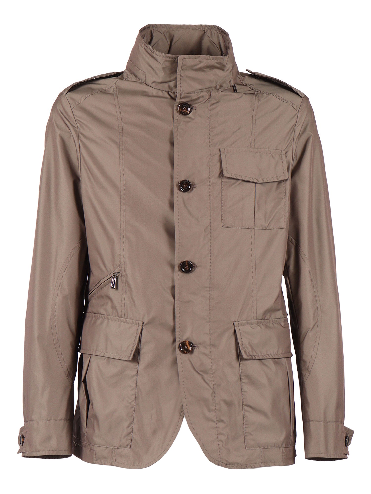 PORTO-KM JACKET Brown Polyester Coat