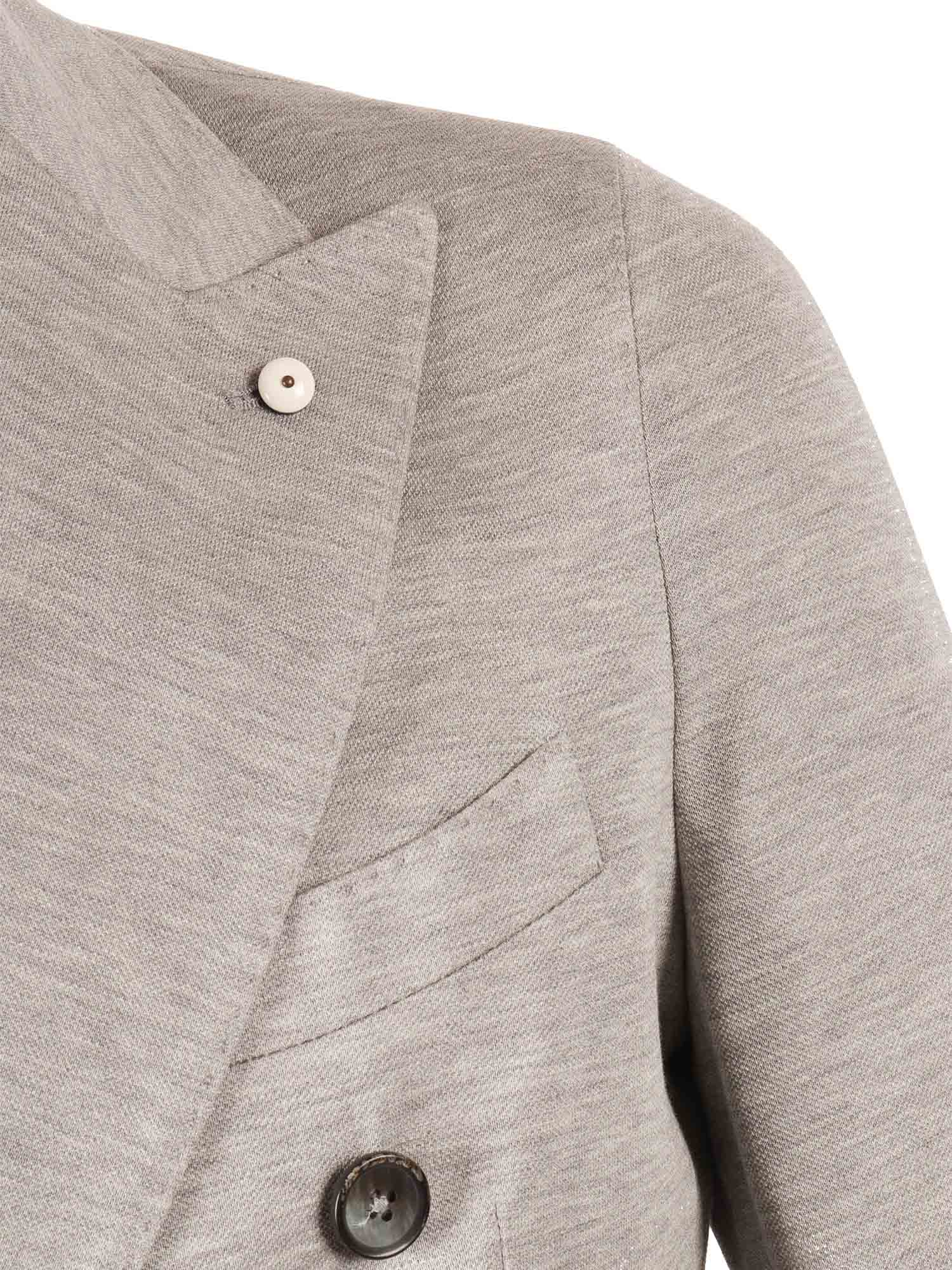 Jacket Beige Cotton Silk