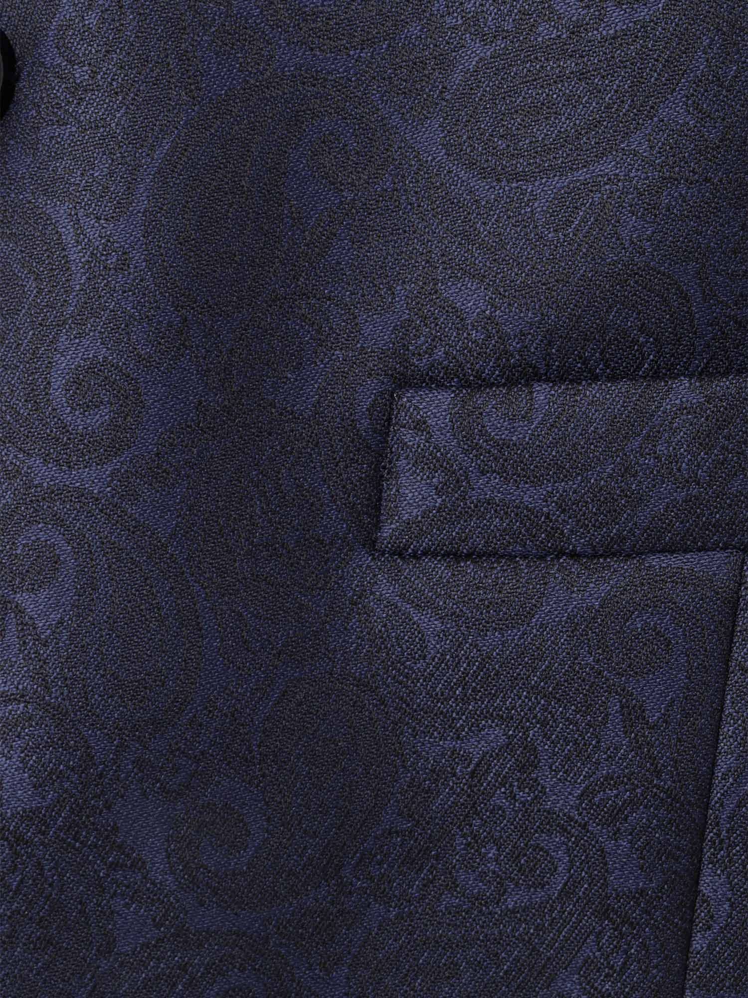 Blue vest Virgin Wool Elastane