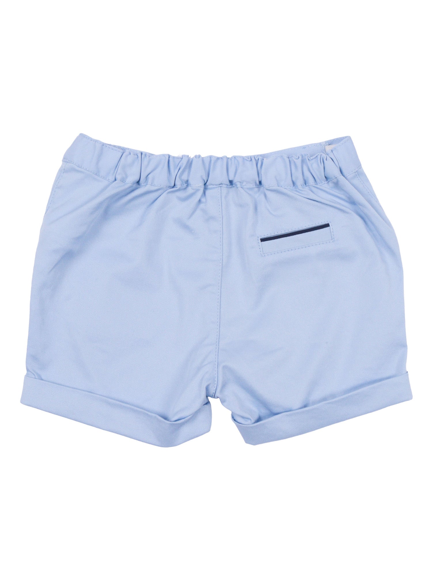 Bermuda Light Blue Cotton Elastane Short