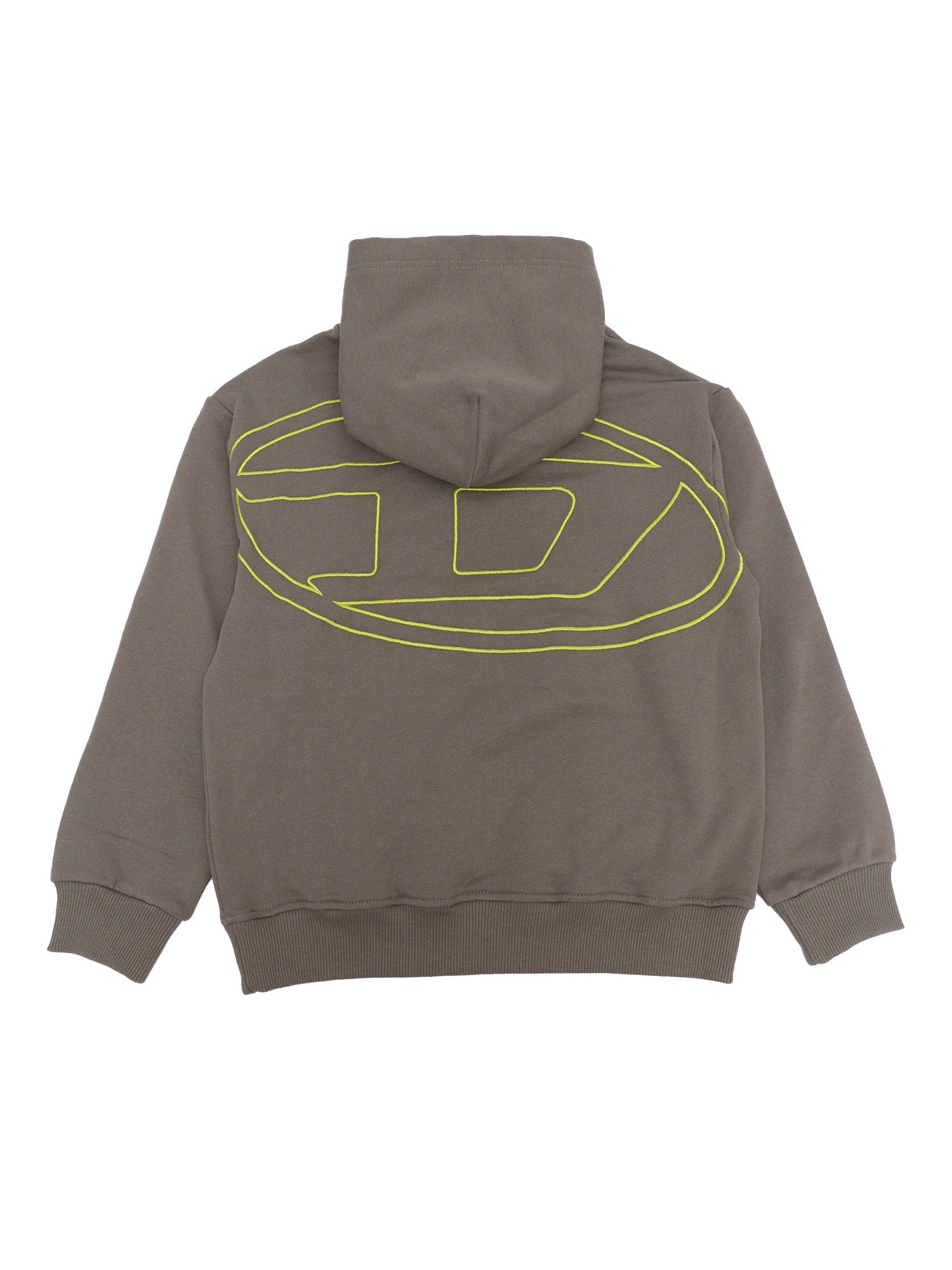 Sweaters Brown Cotton Rib Elastane Crewneck