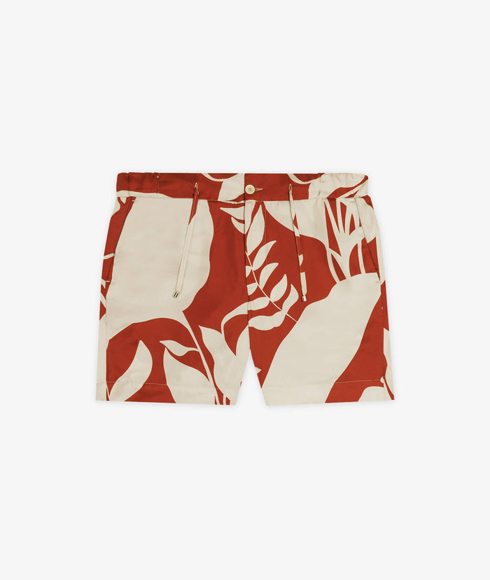 Silk Shorts Salinas Firebrick