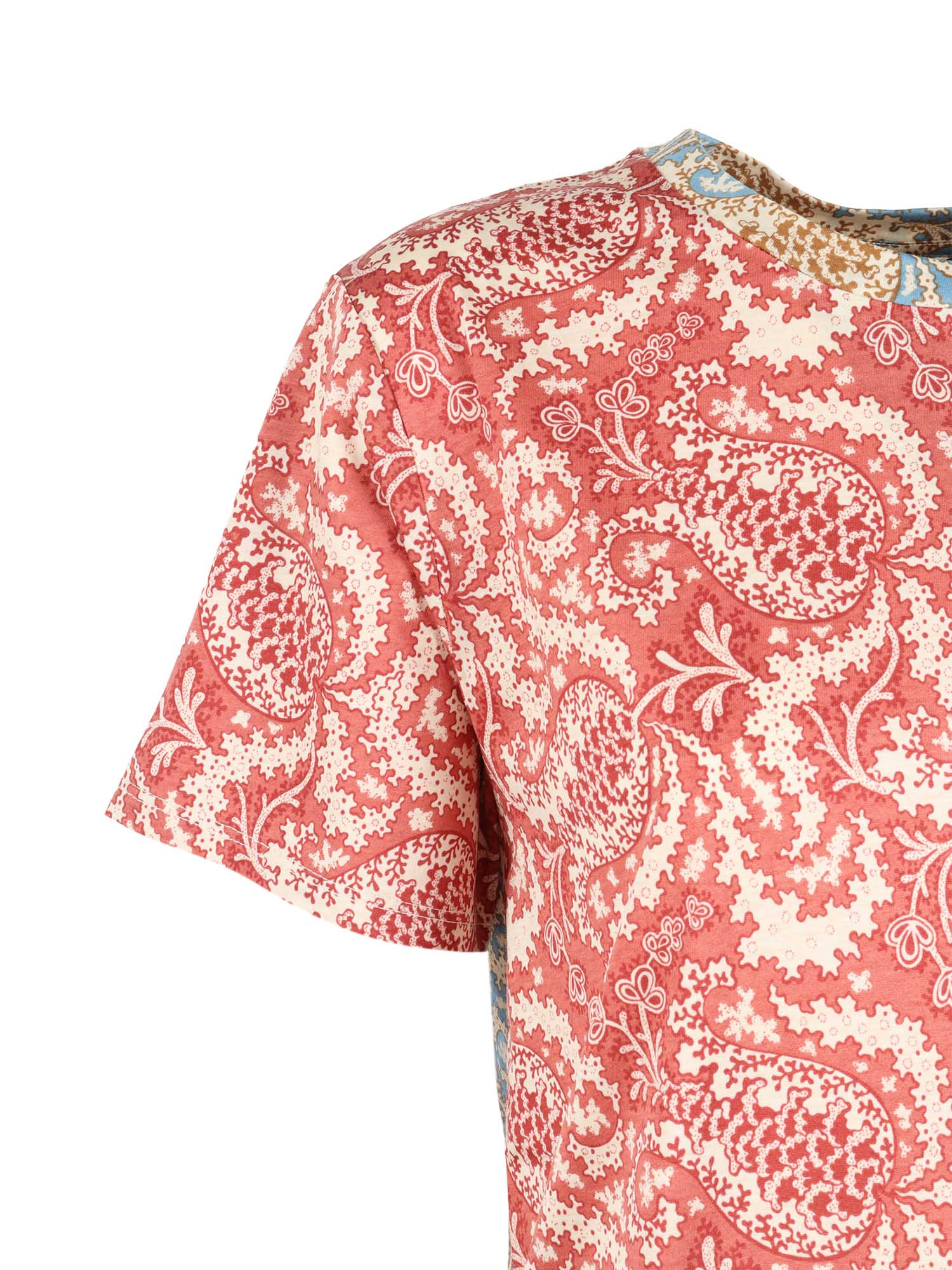 T-SHIRT Red Cotton Short Sleeves