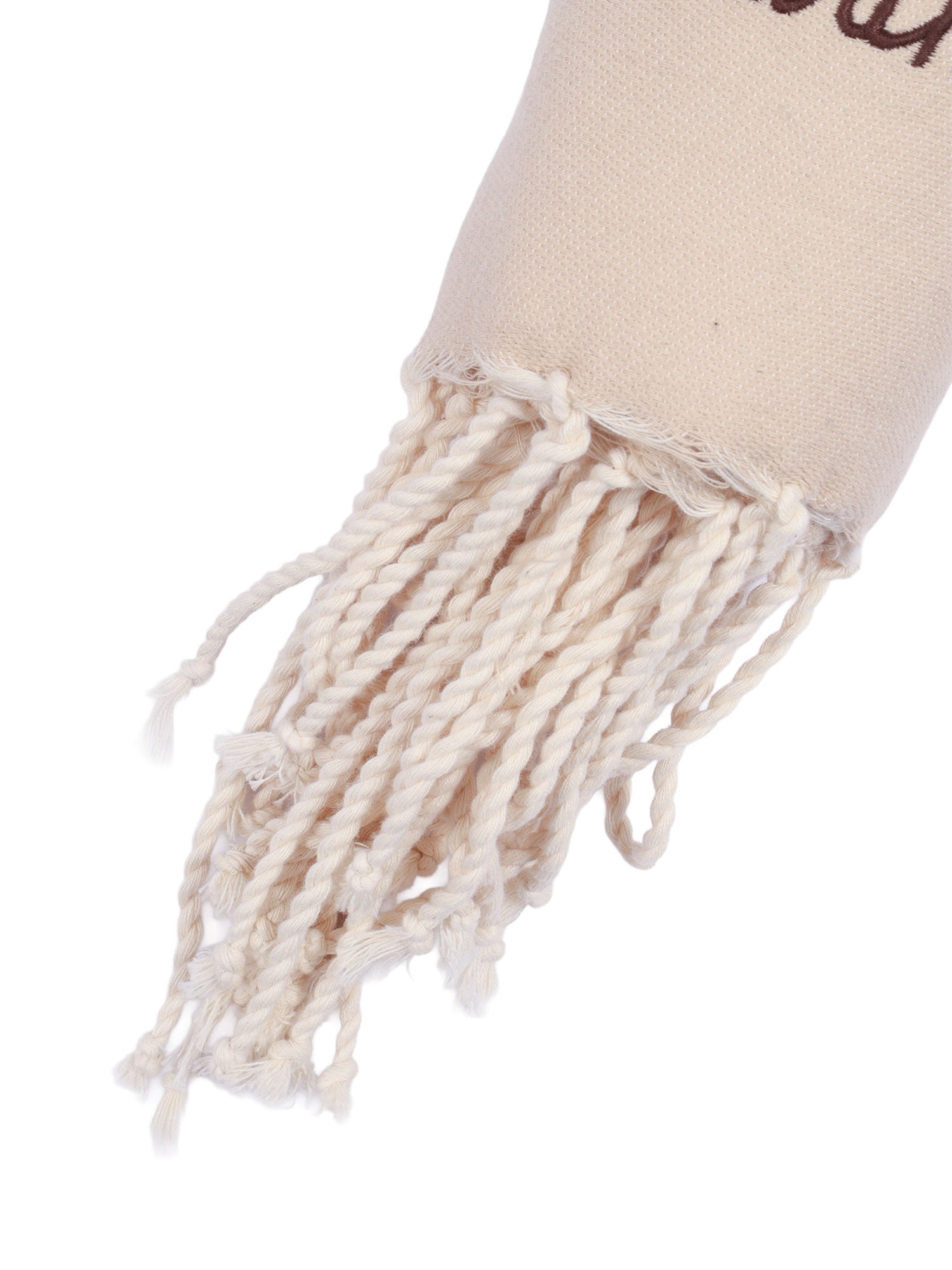 Foutas J N-Bandana 11 Beige Cotton Telo Mare