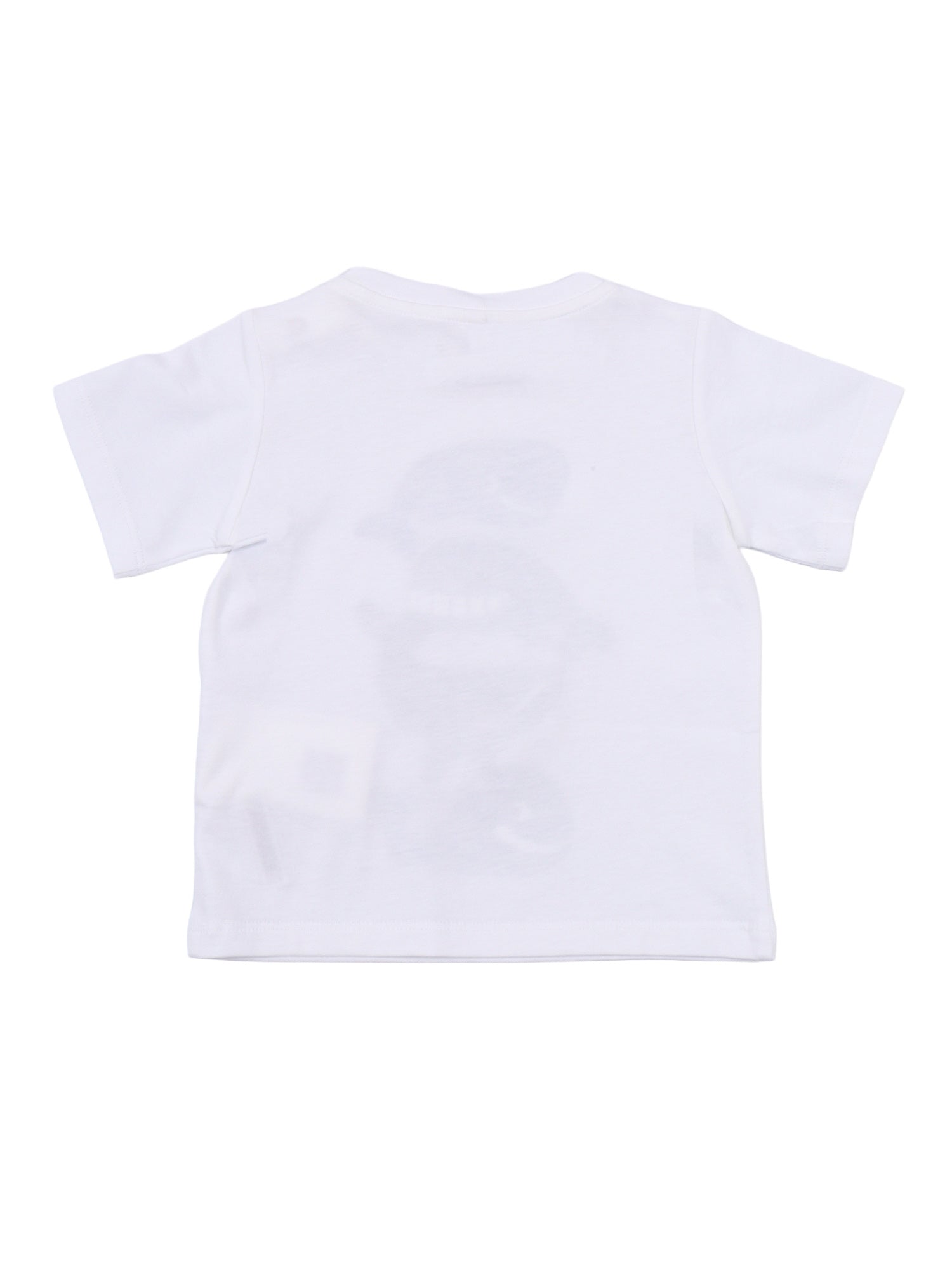 T-SHIRT-TOP White Cotton Short Sleeves T-shirt