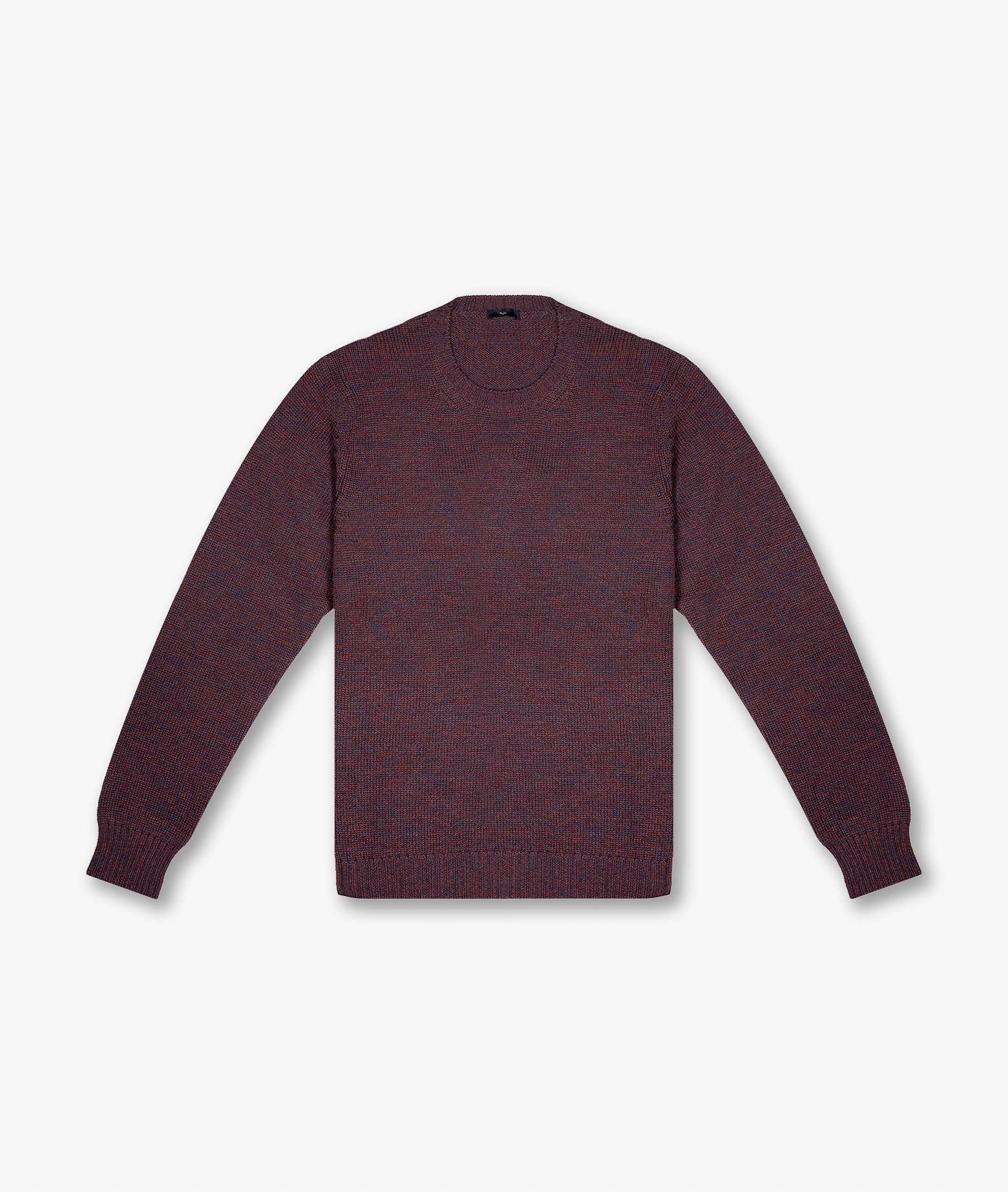 Crew Neck Sweater La Cabane Firebrick Basic Light Kintwear