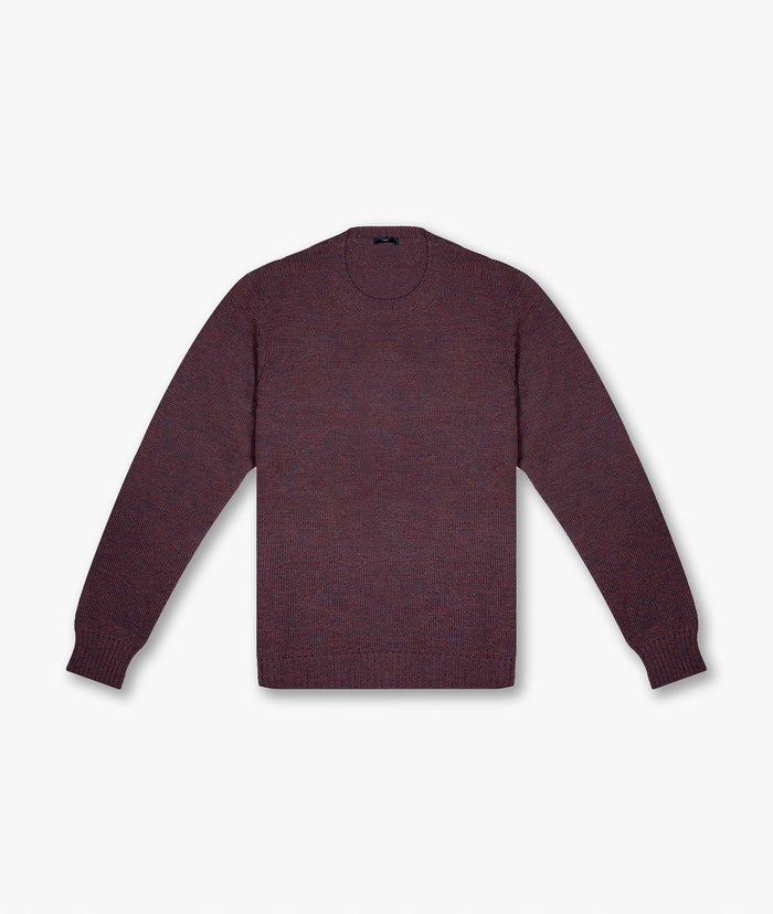 Crew Neck Sweater La Cabane Firebrick Basic Light Kintwear