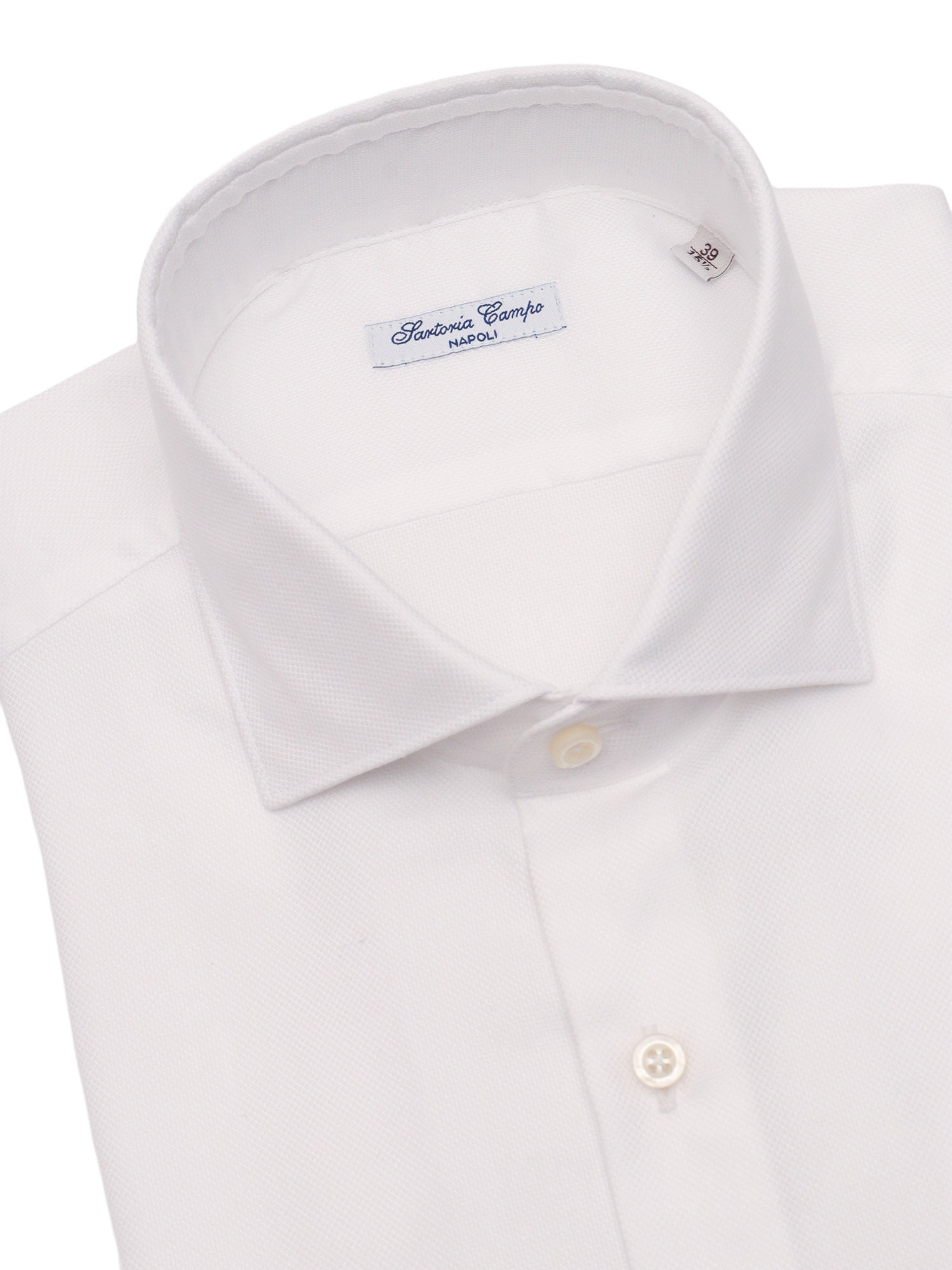 Mens Shirt White Cotton