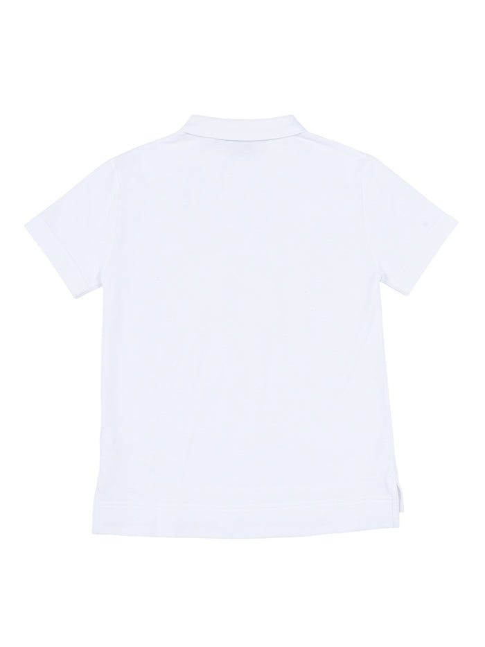 KID BOY POLO SHIRTS White Cotton