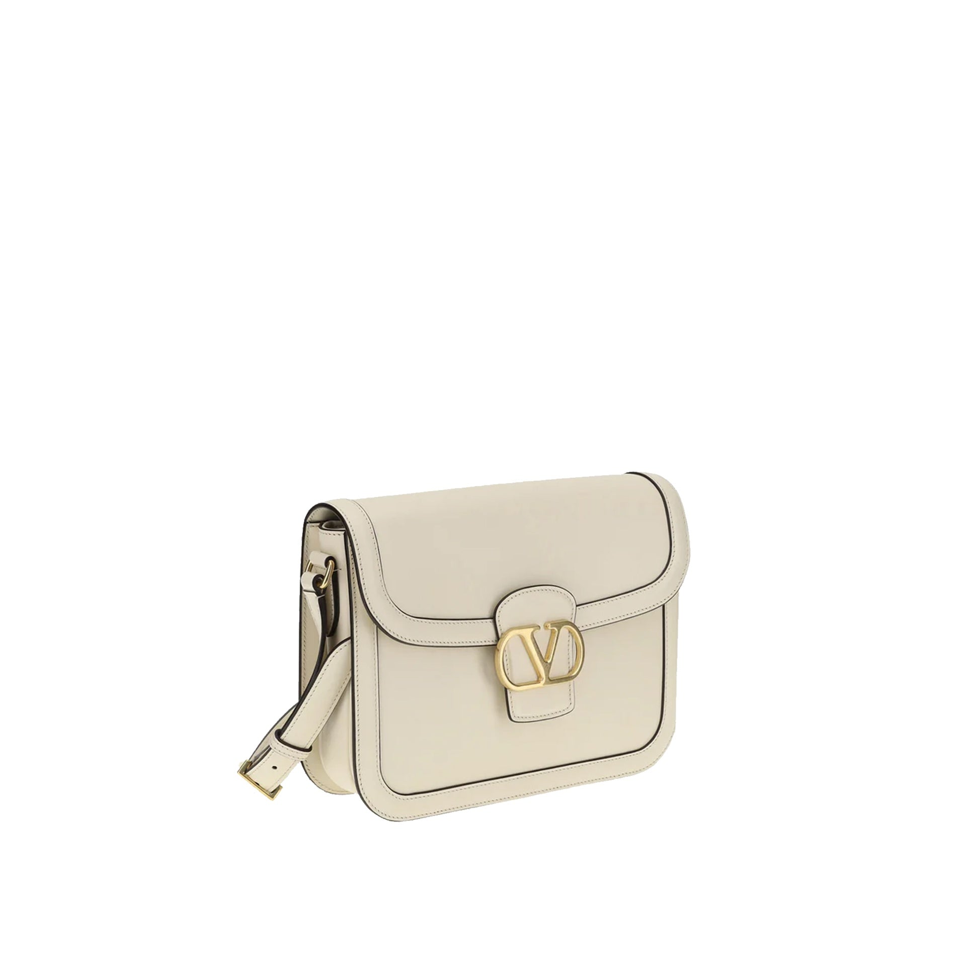 Garavani Shoulder Bag White Leather