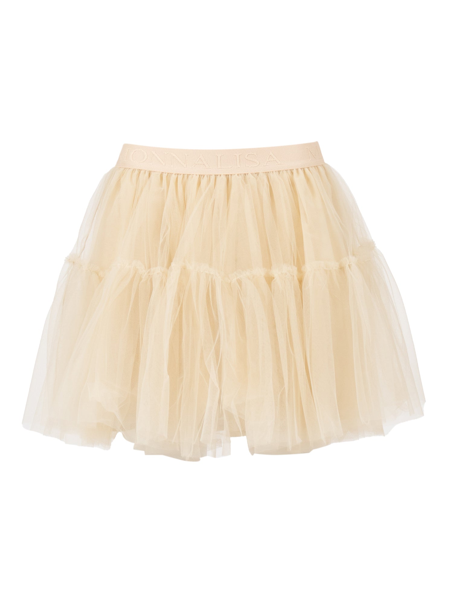 Tut� Tulle Skirt Beige Polyamide