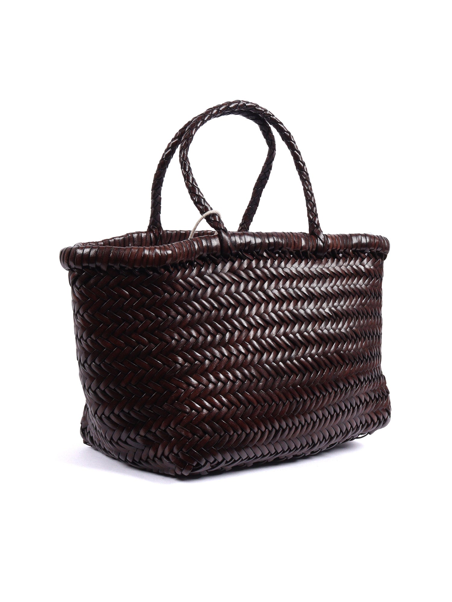 BAMBOO TRIPLE JUMP SMALL Brown Calf Leather Handbag