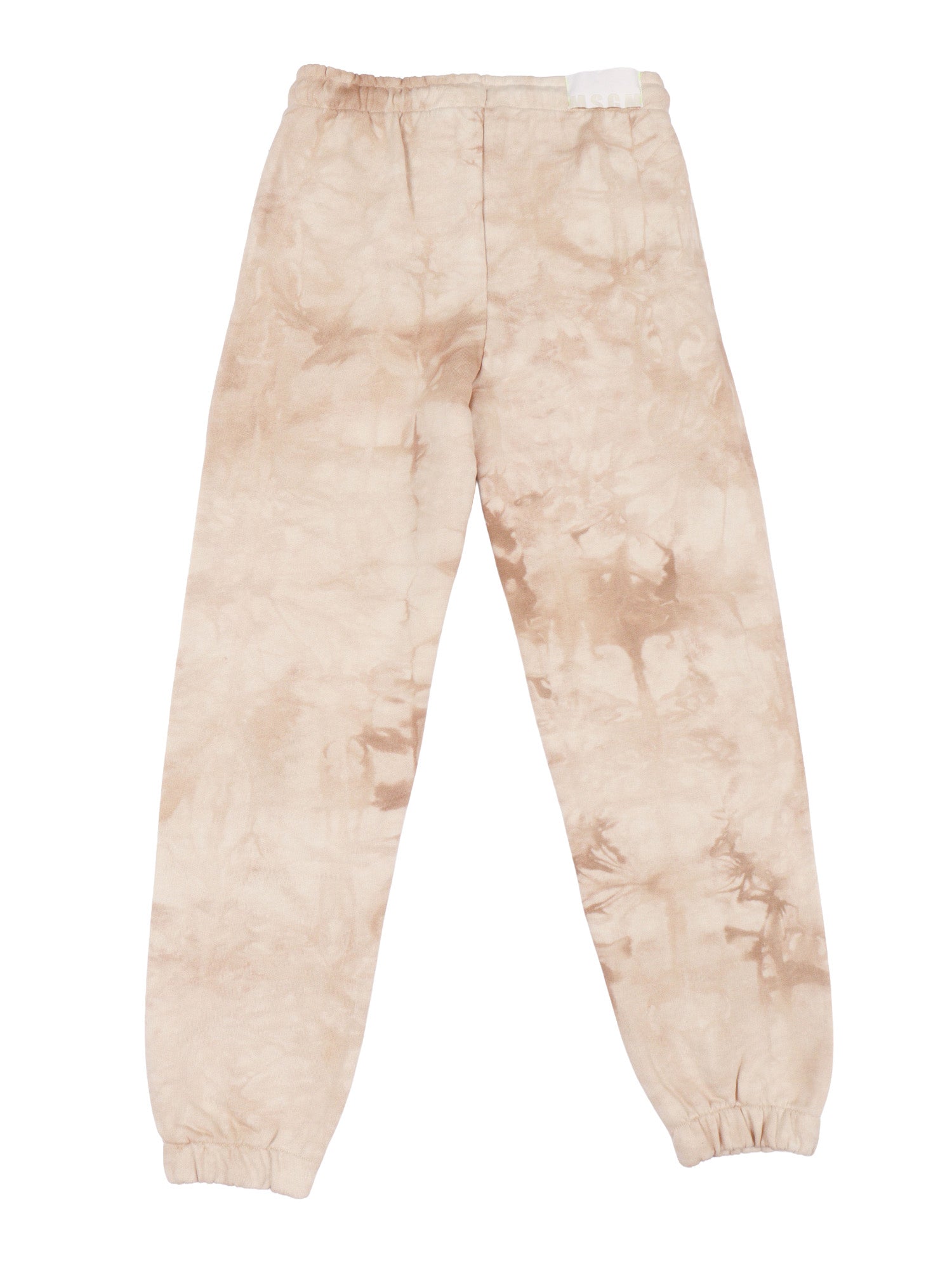 FLEECE PANTS BOY Beige Cotton Jogging
