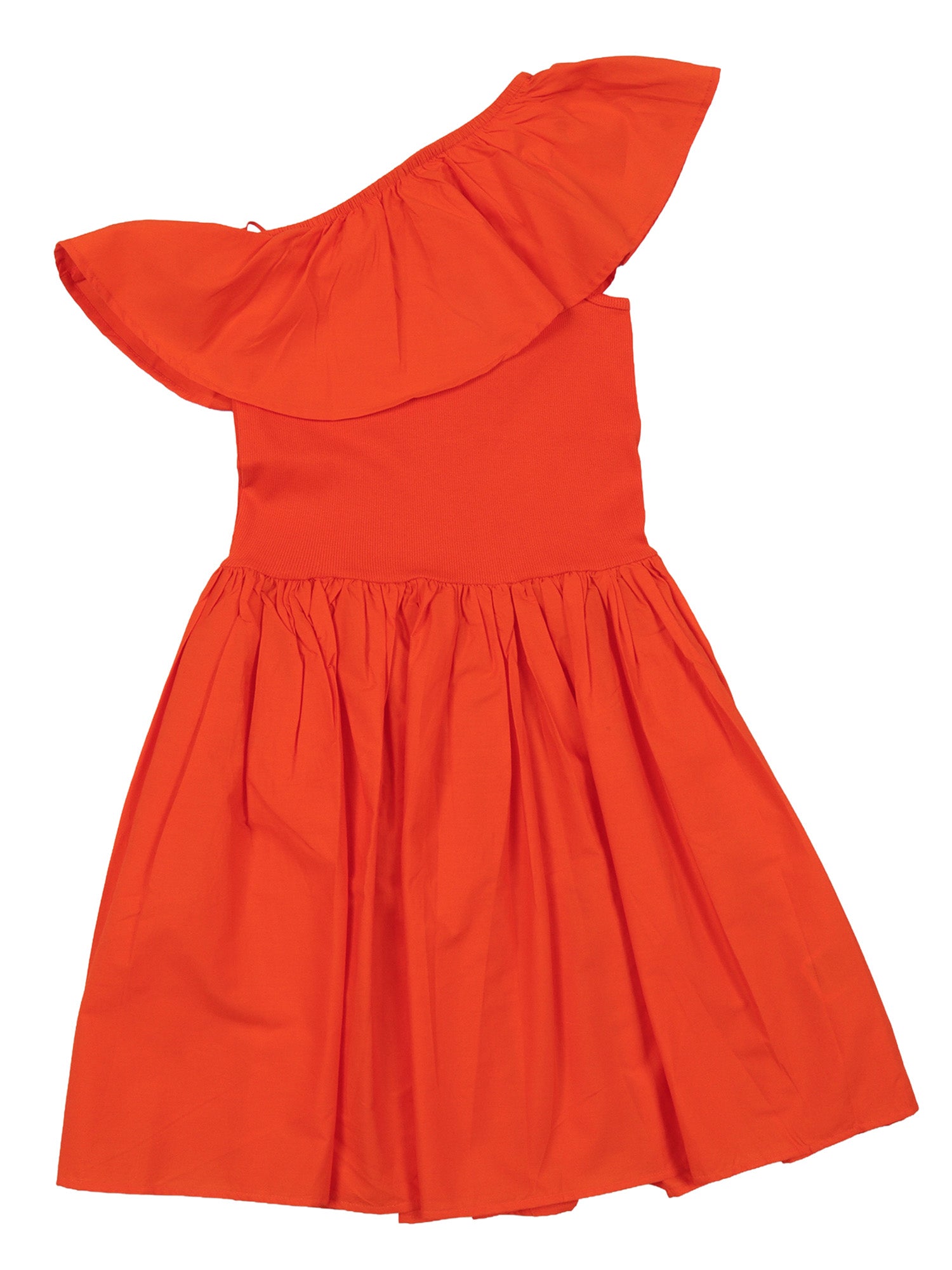 Chloey Dress SS Red Cotton Organic