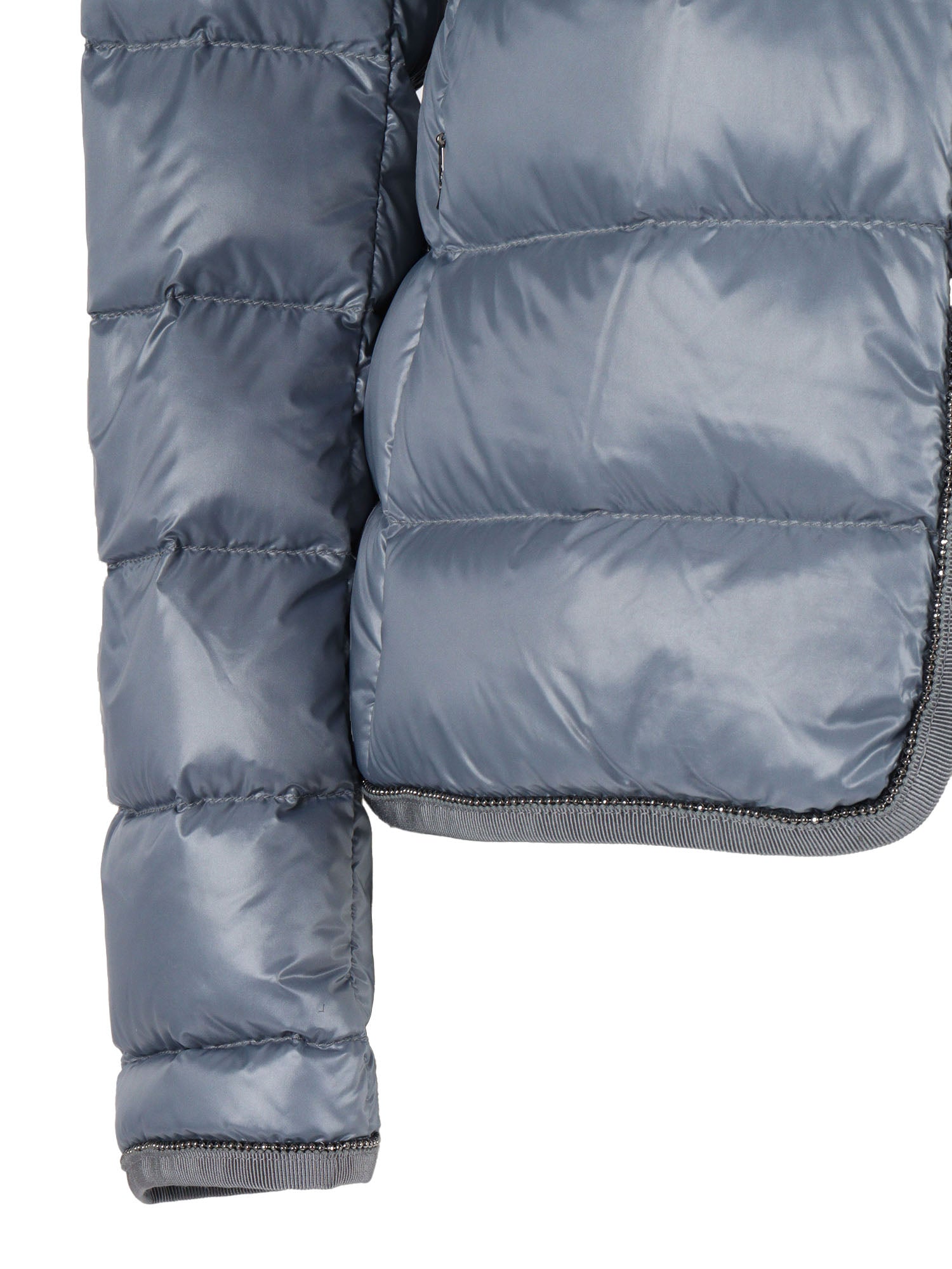 Giroc.bord.gros+caten. Light Down Jacket Blue Short Puffer