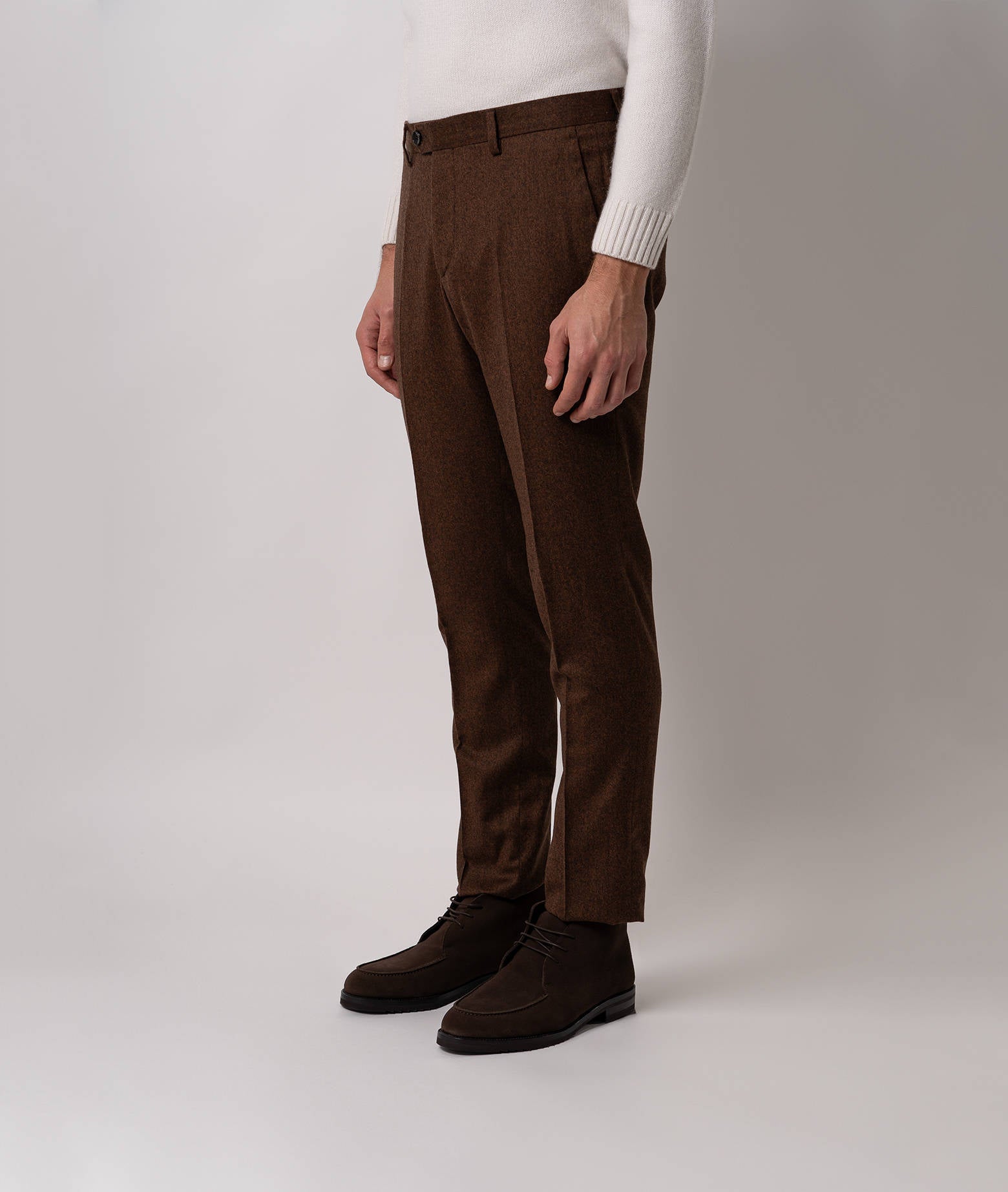 Wool Trousers St.moritz Dimgray Sportswear