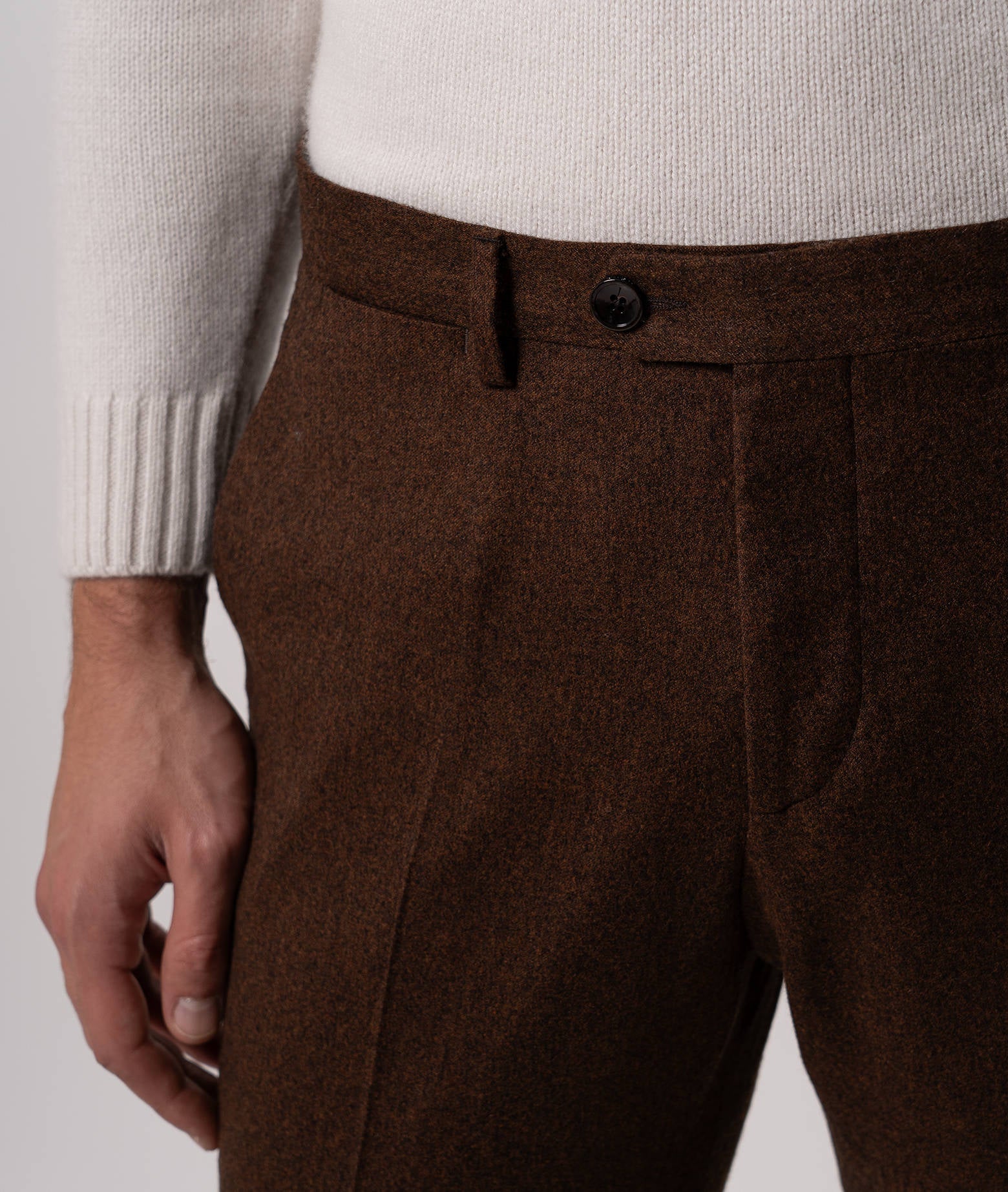Wool Trousers St.moritz Firebrick Sportswear