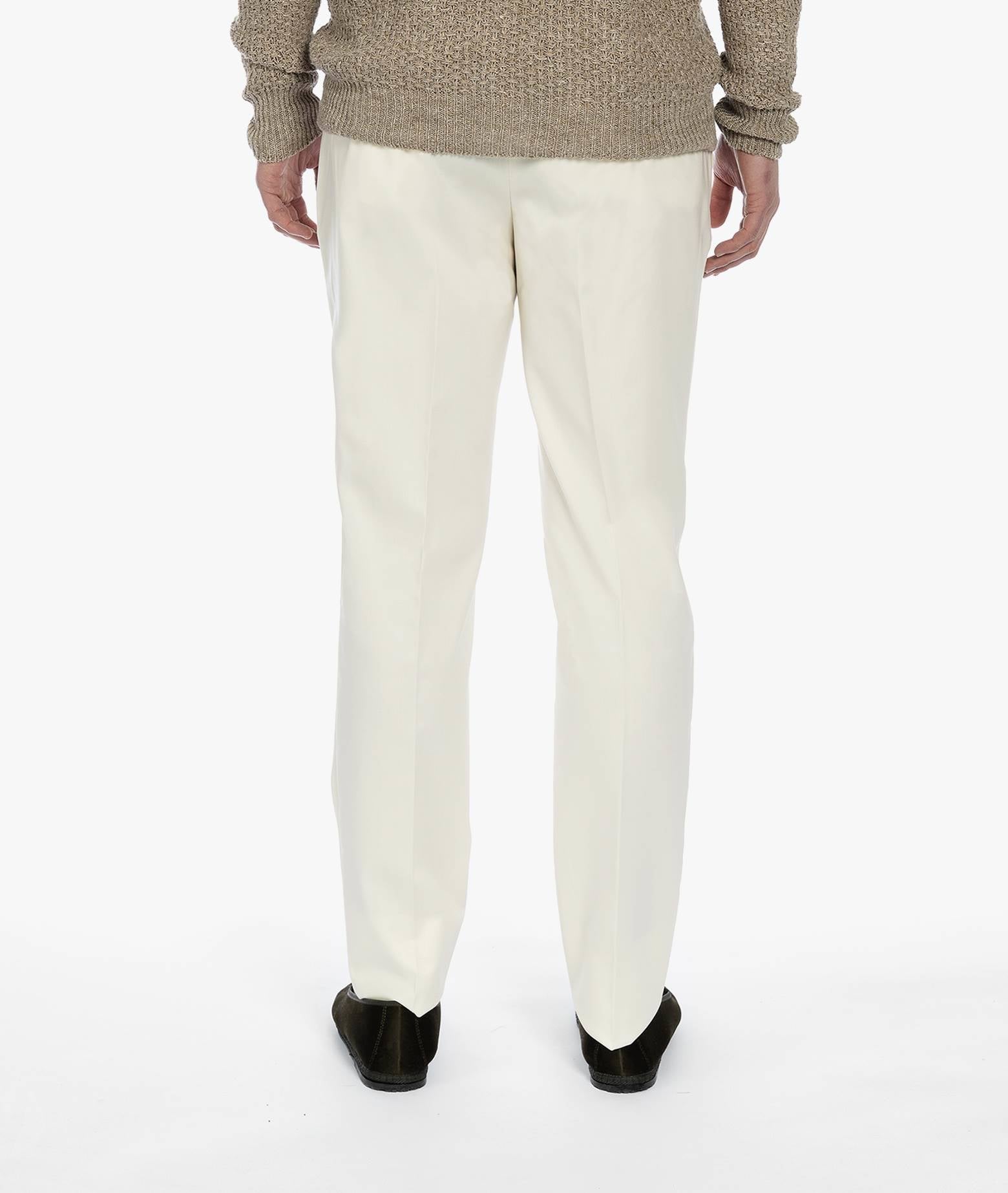 Wool Trousers Mauritius Beige Sportswear