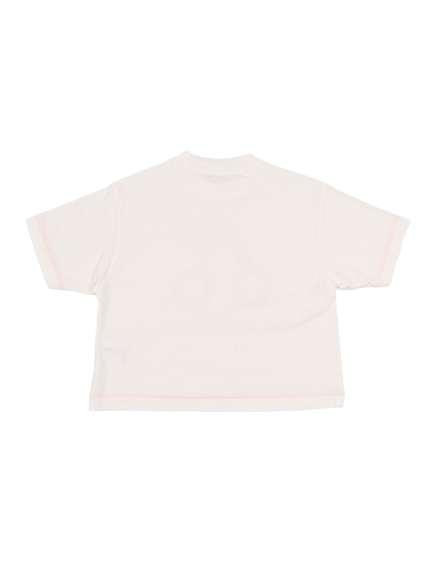 LELE T-SHIRT White Organic Cotton Short Sleeves