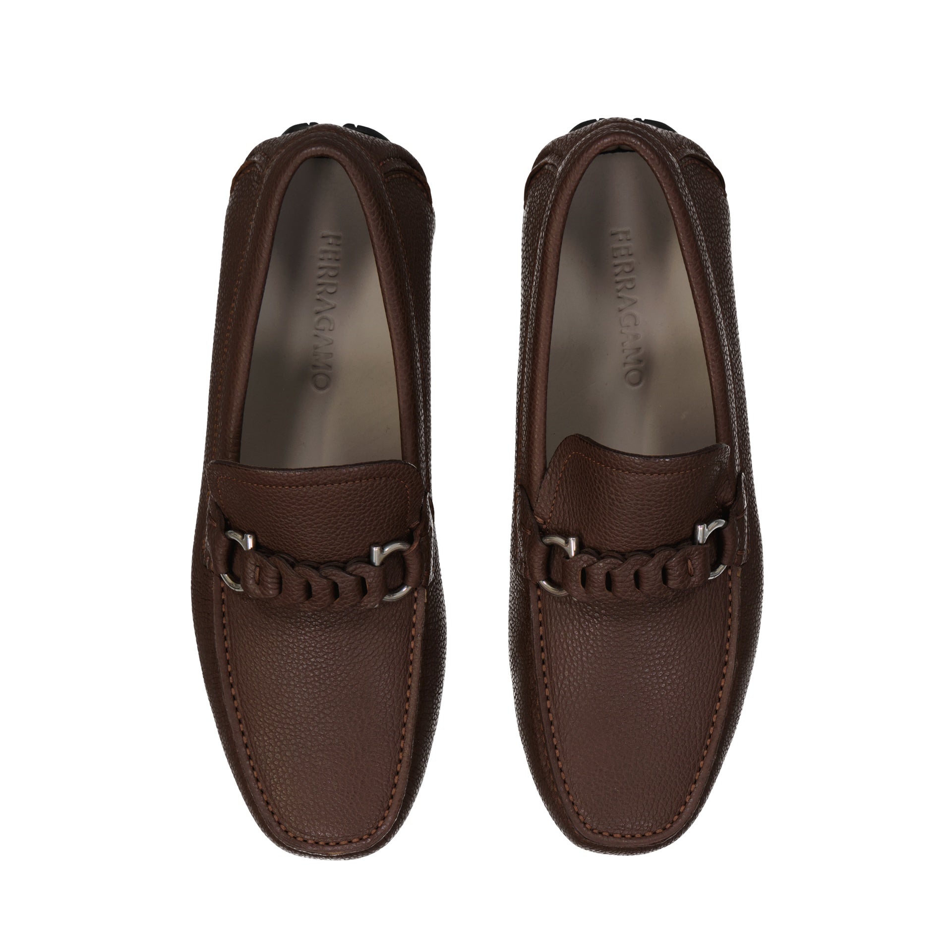 Stuart Leather Loafers Brown Calf